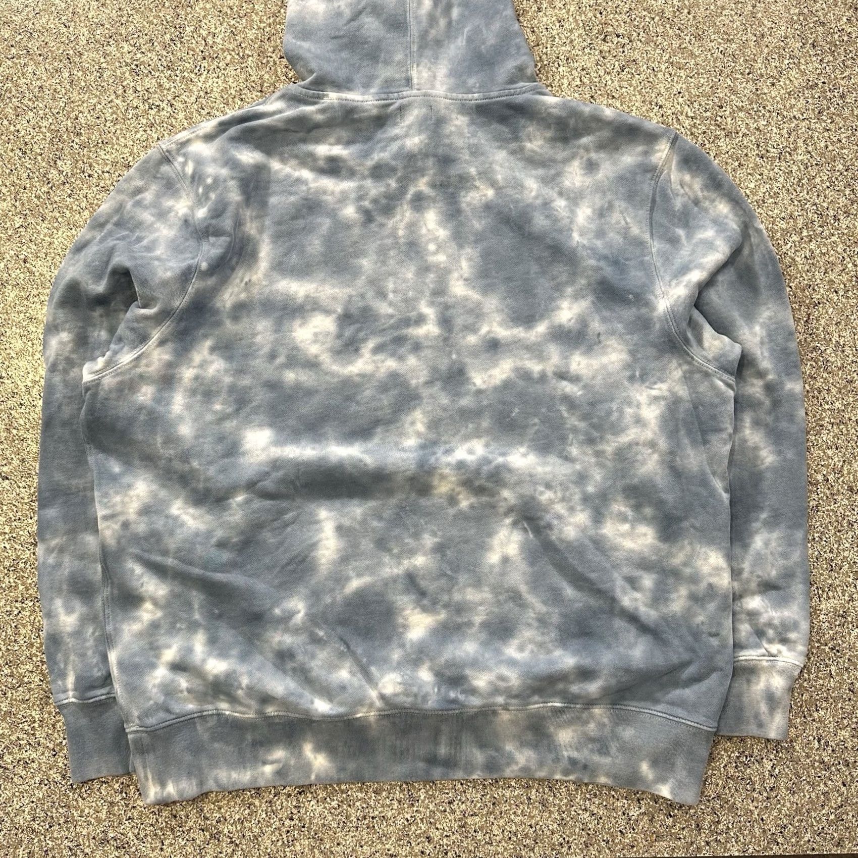 J.Crew J.CREW Hoodie Mens 2XL Pullover Terry Vintage Blue White Tie Dye Hoodie Size US XXL / EU 58 / 5 - 7 Thumbnail