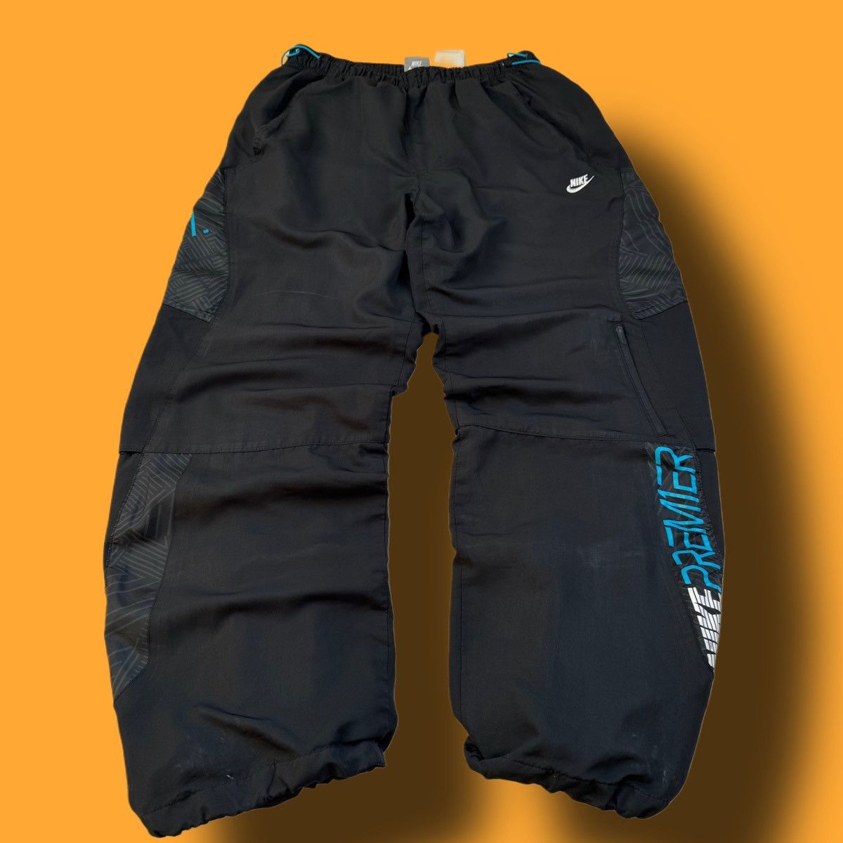 Nike × Vintage NIKE VINTAGE BASIC LOGO OVERSIZE BAGGY PANTS Size US 32 / EU 48 - 1 Thumbnail