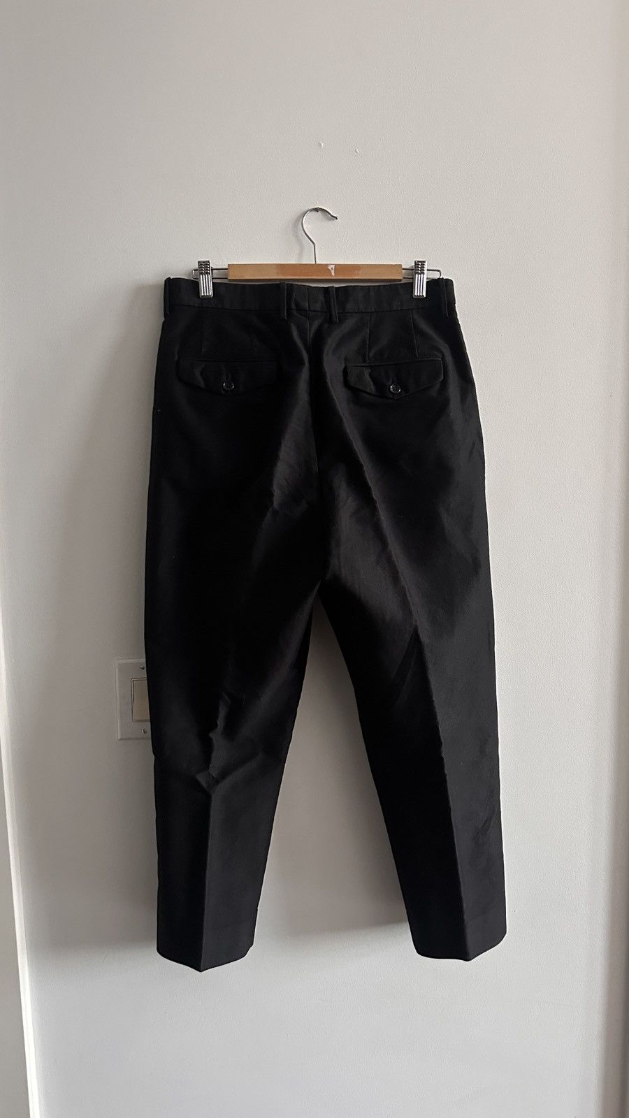 Tomorrowland Tomorrowland Navy Double Pleat Cotton Trouser Size Small Size US 30 / EU 46 - 5 Thumbnail