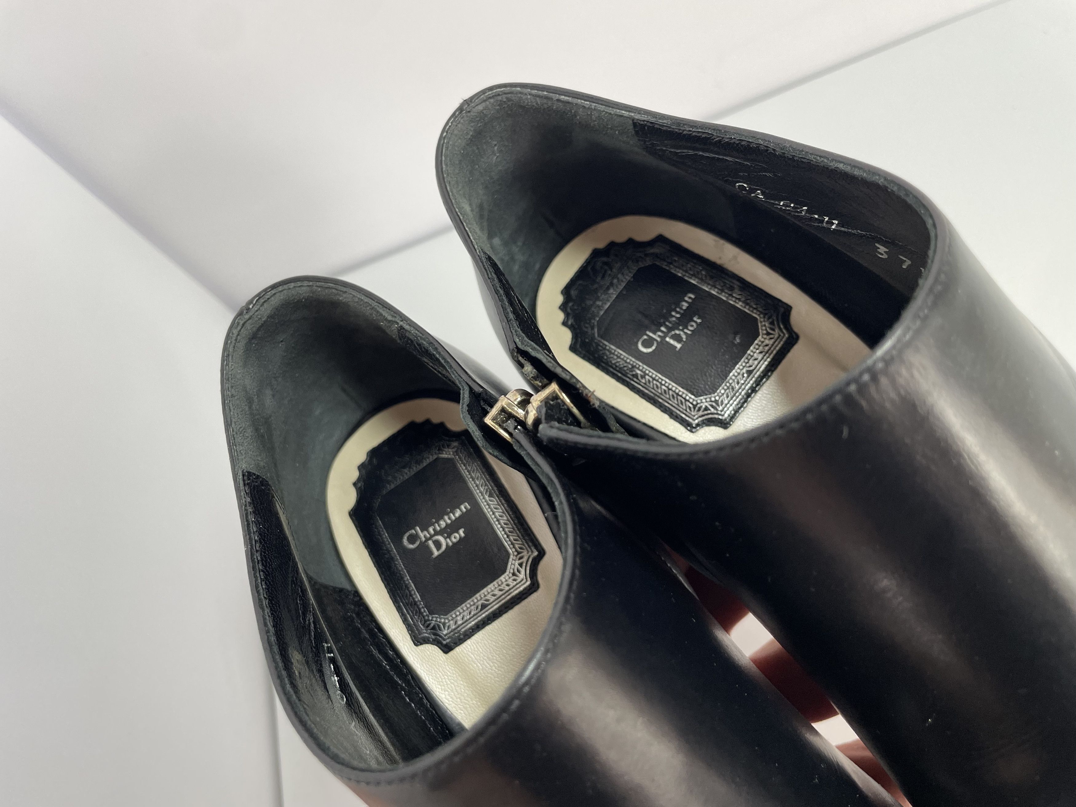 Dior Dior leather heels Size US 7.5 / IT 37.5 - 8 Thumbnail
