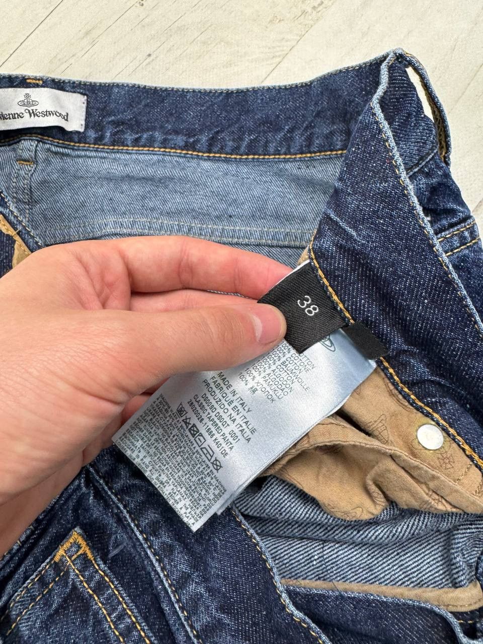 Vivienne Westwood Vivienne Westwood Big Logo Orb Denim Jeans Size US 38 / EU 54 - 7 Thumbnail