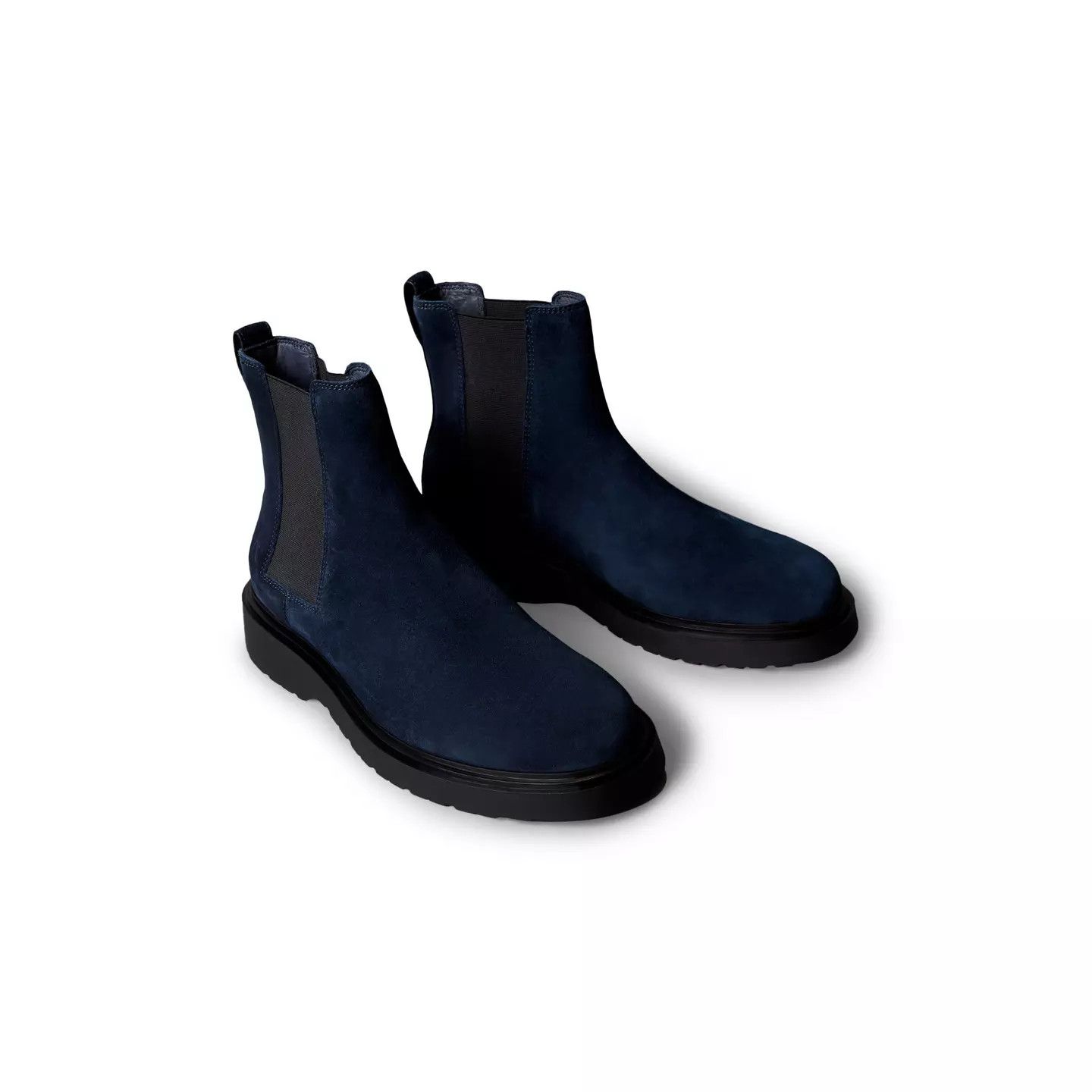 Calvin Klein o1g2r1mq0426 Suede Chelsea Boots in Universe Blue Size US 9 / EU 42 - 2 Thumbnail