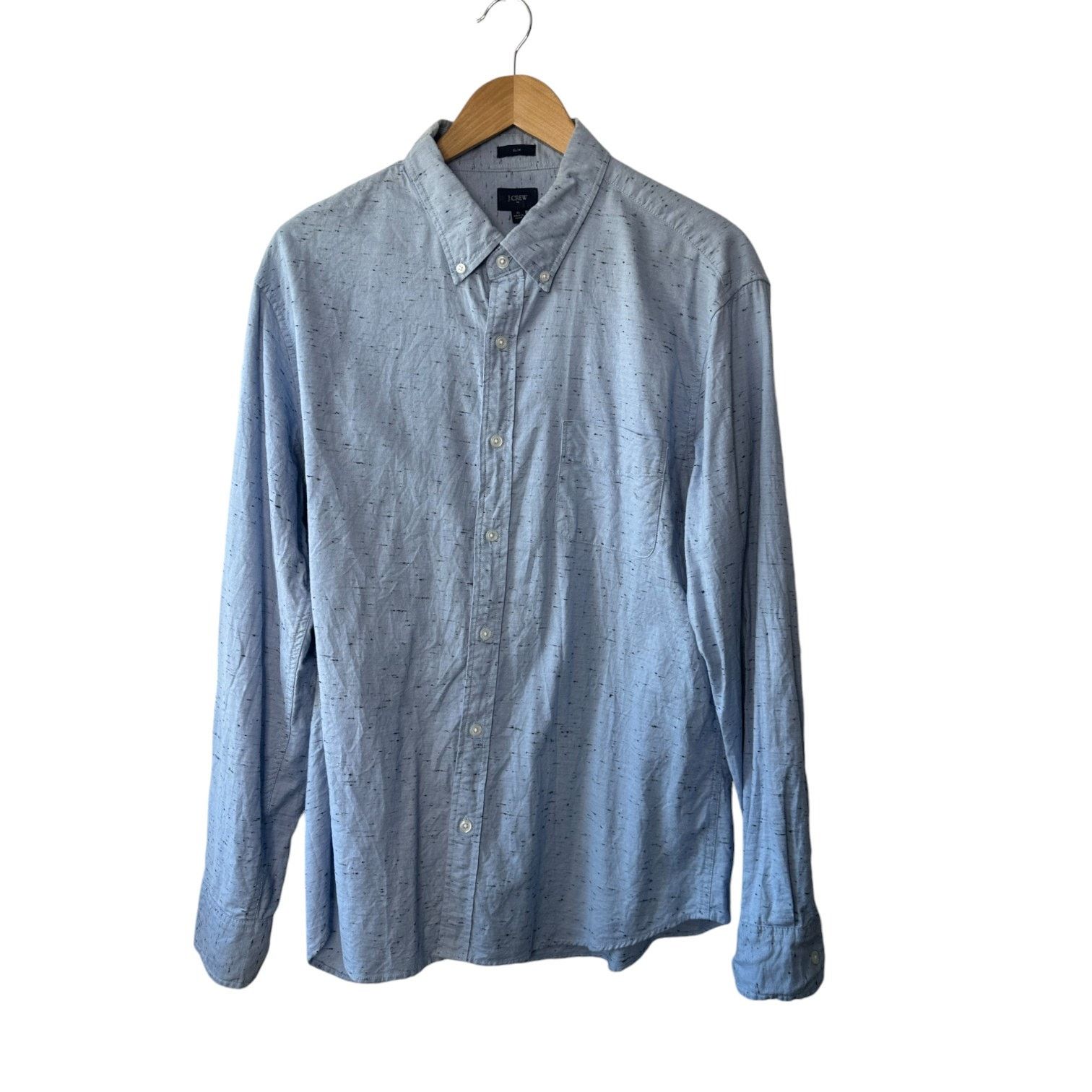 J.Crew J. Crew Blue Slim Fit Long Sleeve Button-Up Shirt Men's XL Size US XL / EU 56 / 4 - 1 Thumbnail