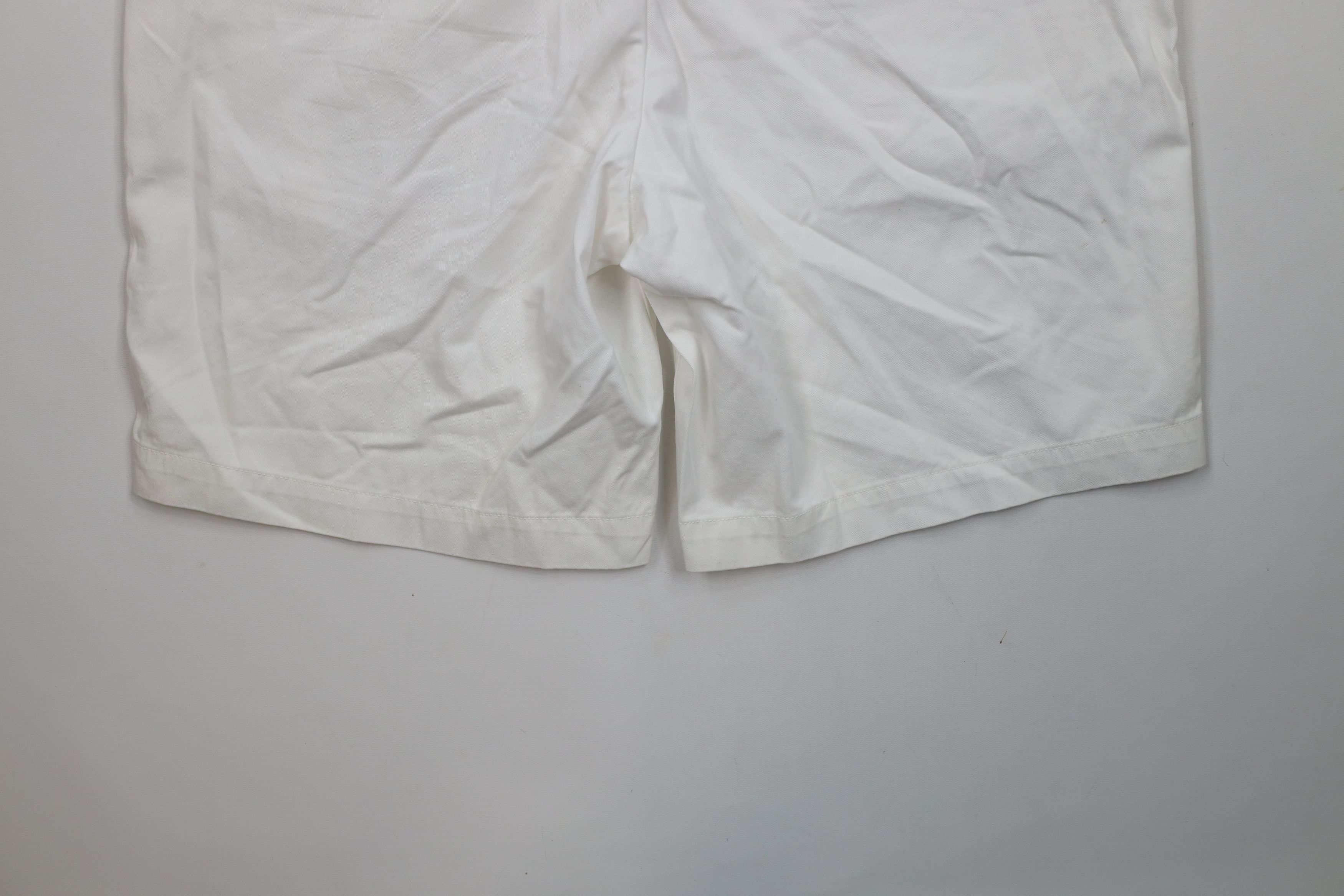 Ralph Lauren × Vintage Vintage Ralph Lauren Relaxed Fit Chino Shorts White Cotton Size US 36 / EU 52 - 12 Thumbnail