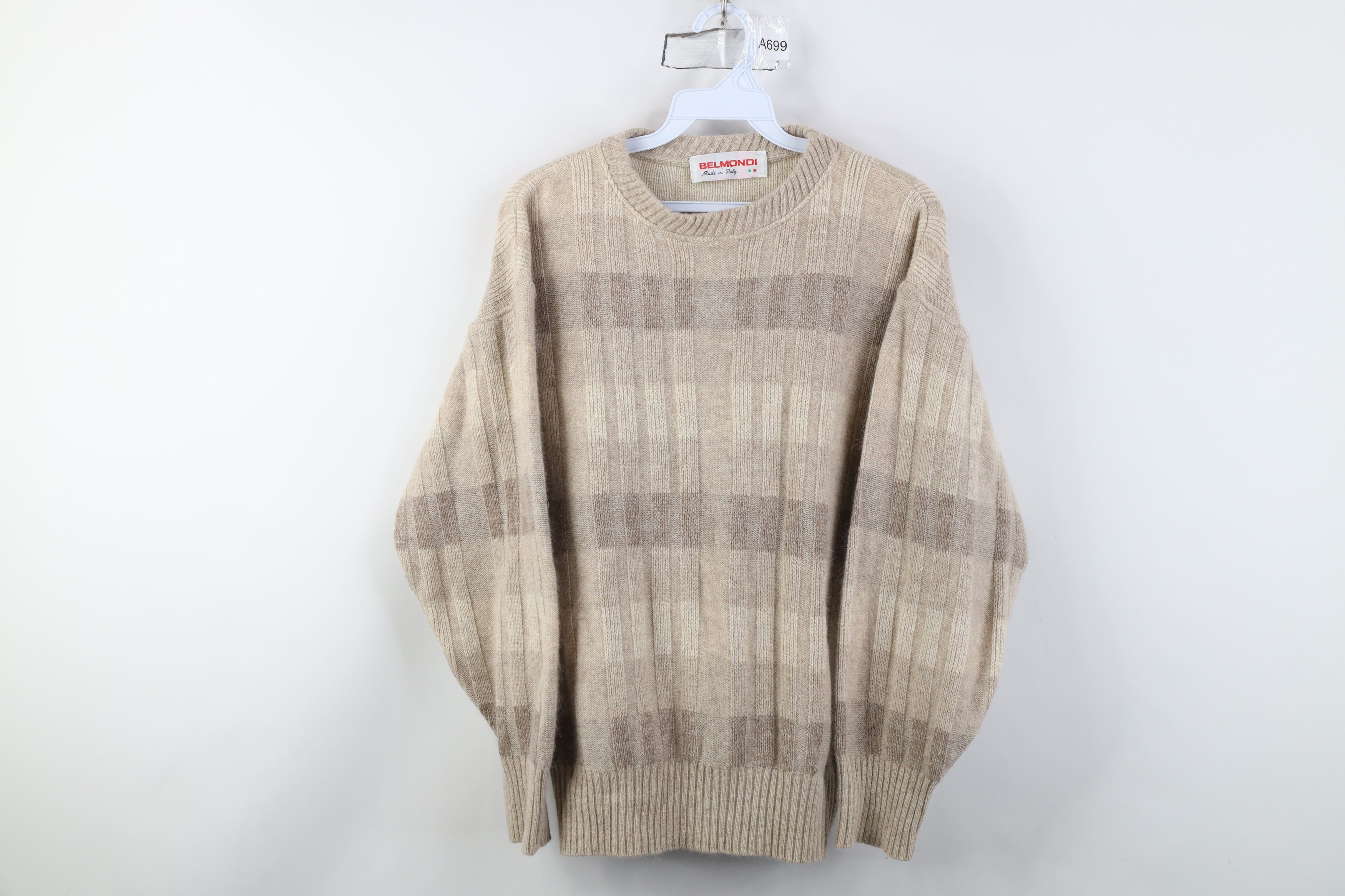Vintage Vintage 70s Streetwear Lambswool Ribbed Sweater Earth Tone Size S / US 4 / IT 40 - 1 Thumbnail