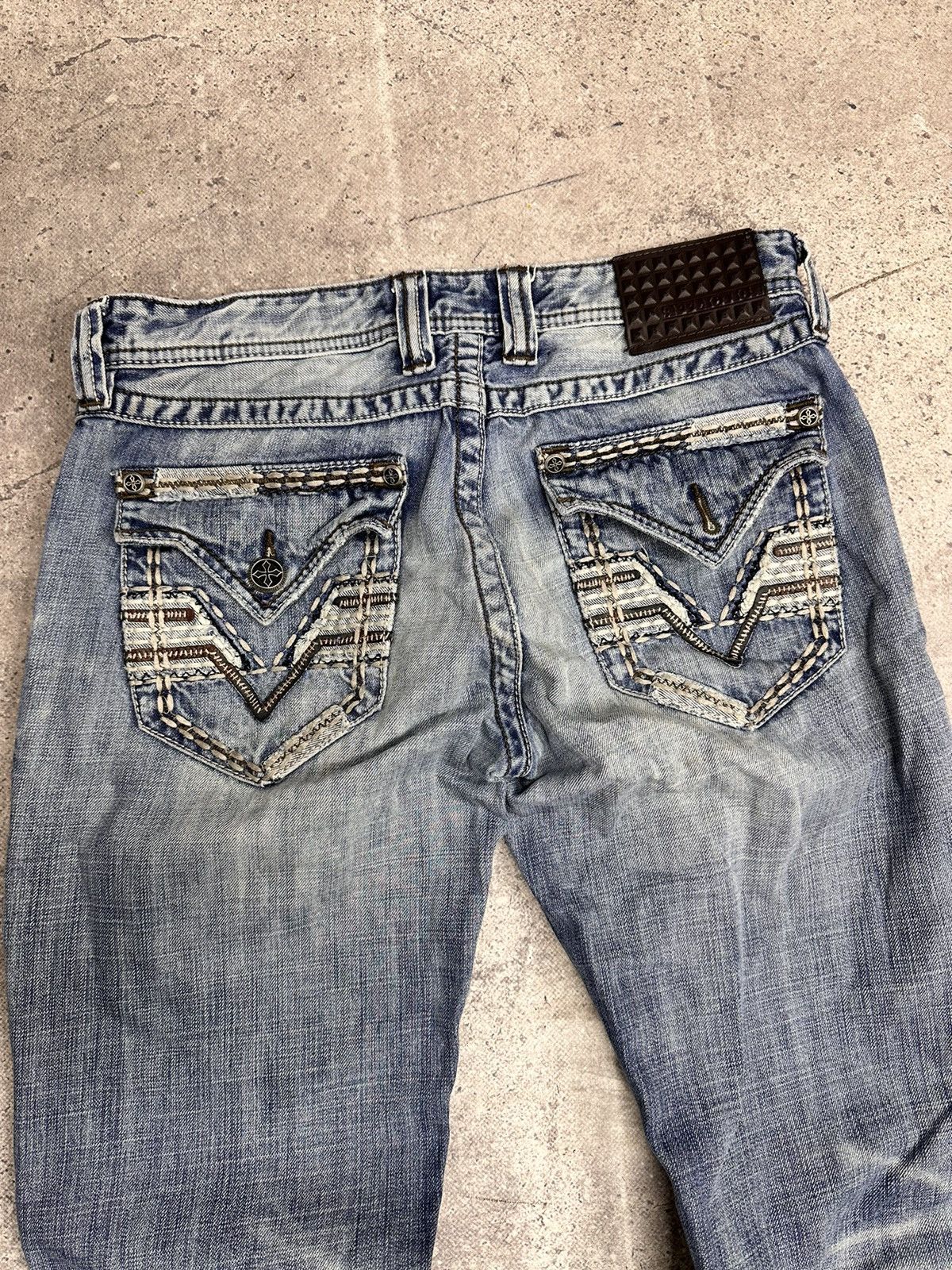 Affliction Vintage Affliction Cargo Bontage Pants y2K Gothic Kill Goa Size US 31 - 13 Thumbnail