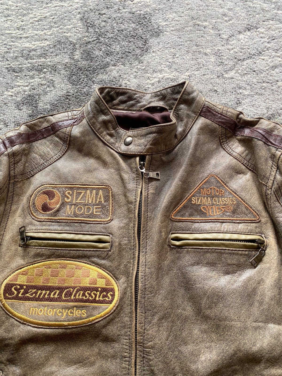 14th Addiction Vtg Sizma london Bikers Leather Jacket Size US L / EU 52-54 / 3 - 4 Thumbnail