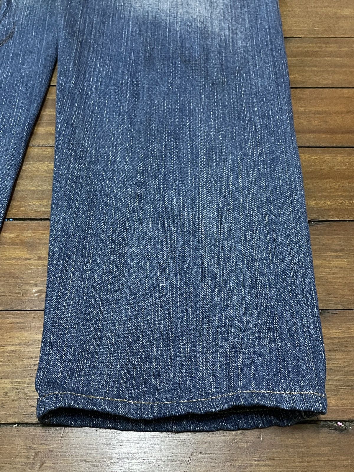 Japanese Brand × Vintage Very Rare Vintage Karakuri Koi Fish Sukajan Jeans 1990s Size US 38 / EU 54 - 8 Thumbnail