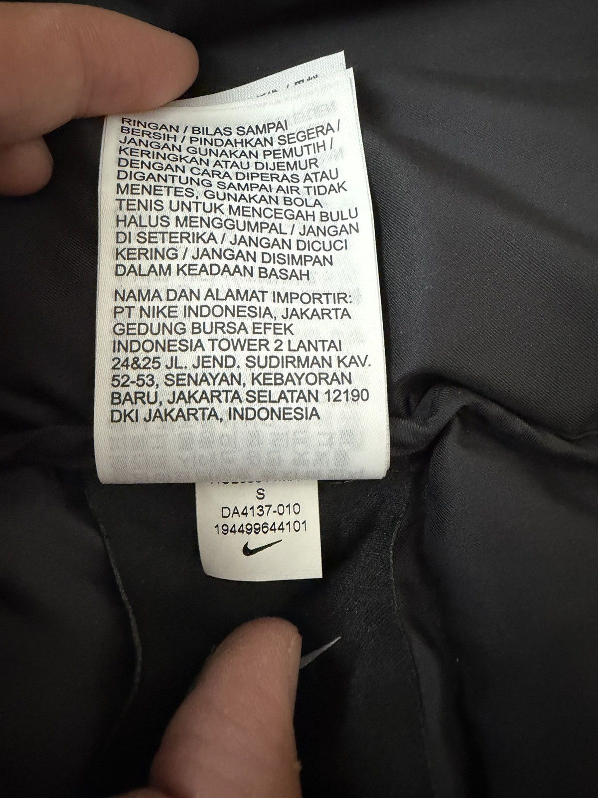 Drake Nike x Drake NOCTA NRG Puffer Jacket ‘Black’ Size US S / EU 44-46 / 1 - 5 Thumbnail