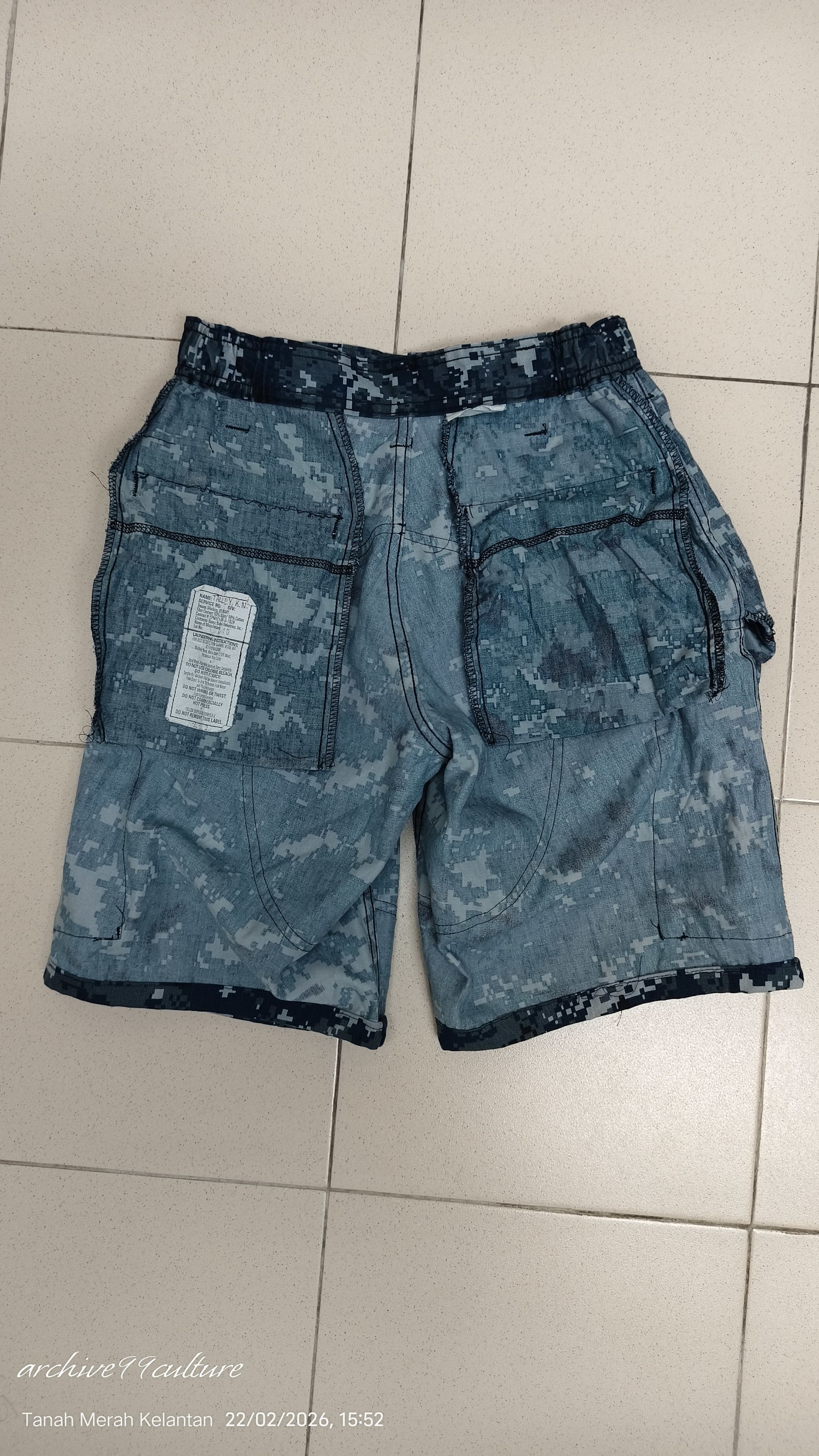 Other US Navy NWU Type I "Blueberries" Digital Camo Custom Shorts Size US 28 / EU 44 - 6 Thumbnail