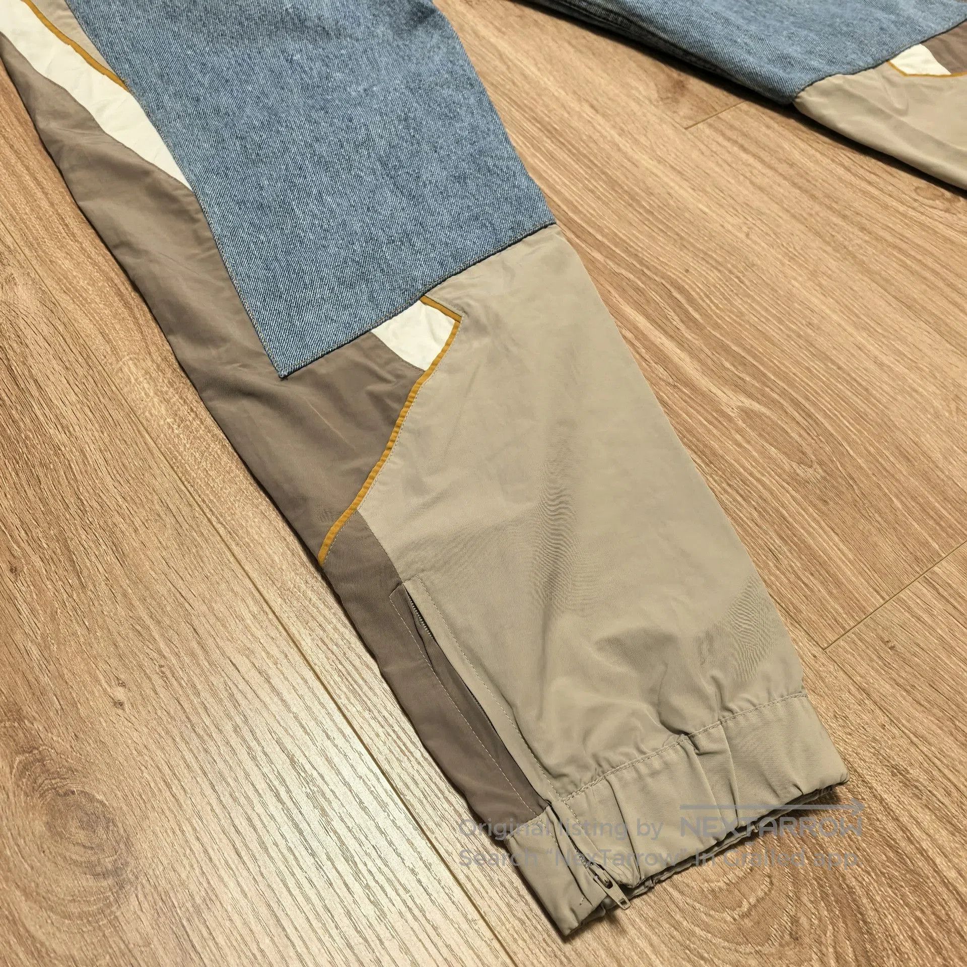 Martine Rose Martine Rose SS19 Denim Spliced Sweatpants. Size US 26 / EU 42 - 4 Thumbnail