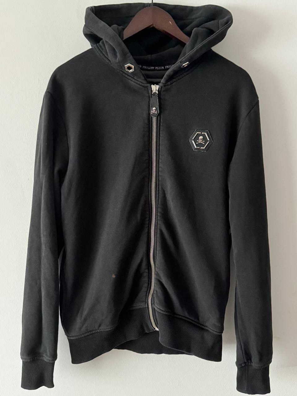 Philipp Plein 💀 Philipp Plein Skull Logo Cotton Zip Hoodie Size US M / EU 48-50 / 2 - 2 Thumbnail