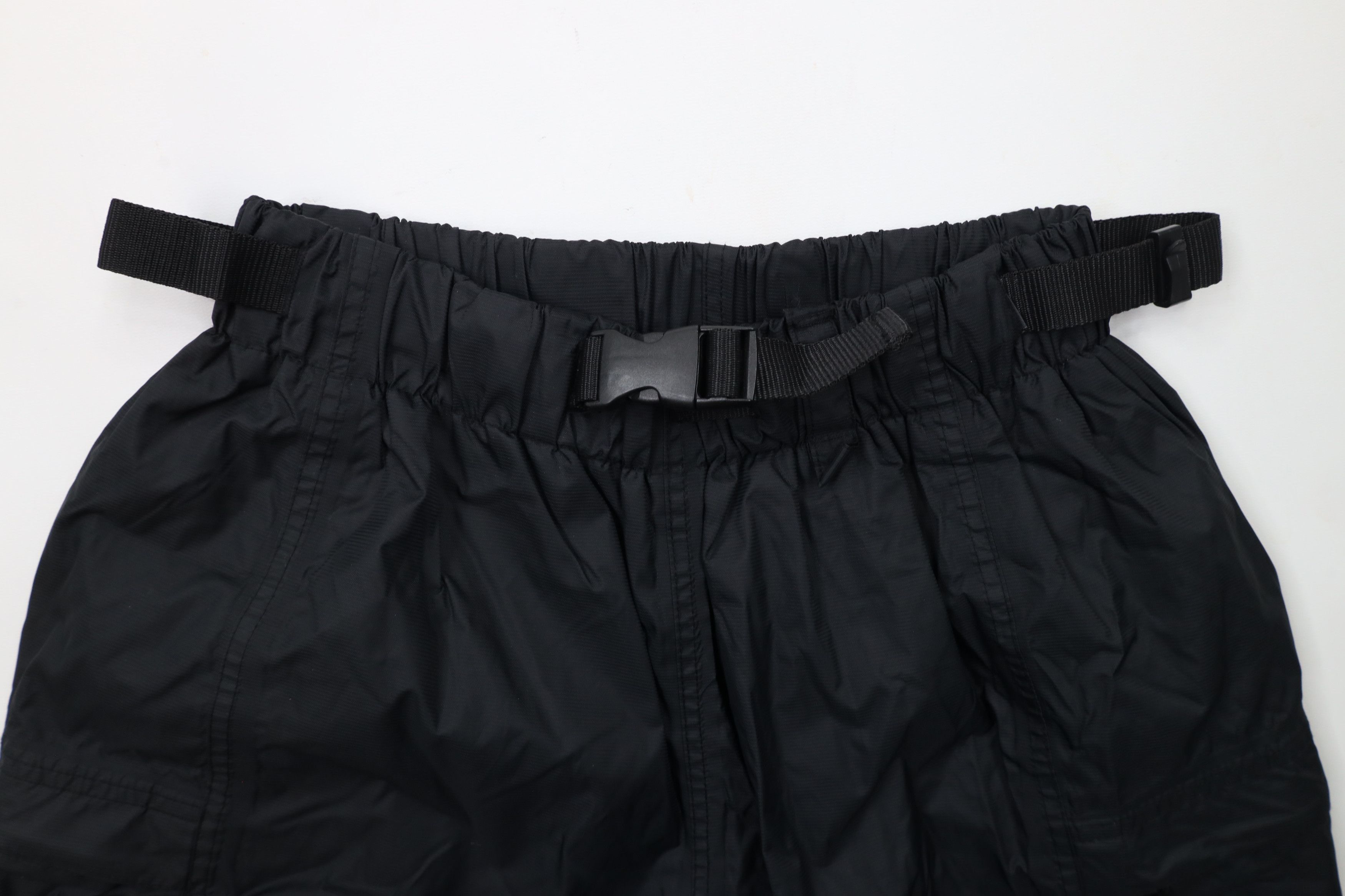 Vintage Vintage 90s Streetwear Wide Leg Cargo Rain Pants Black Size US 36 / EU 52 - 6 Thumbnail