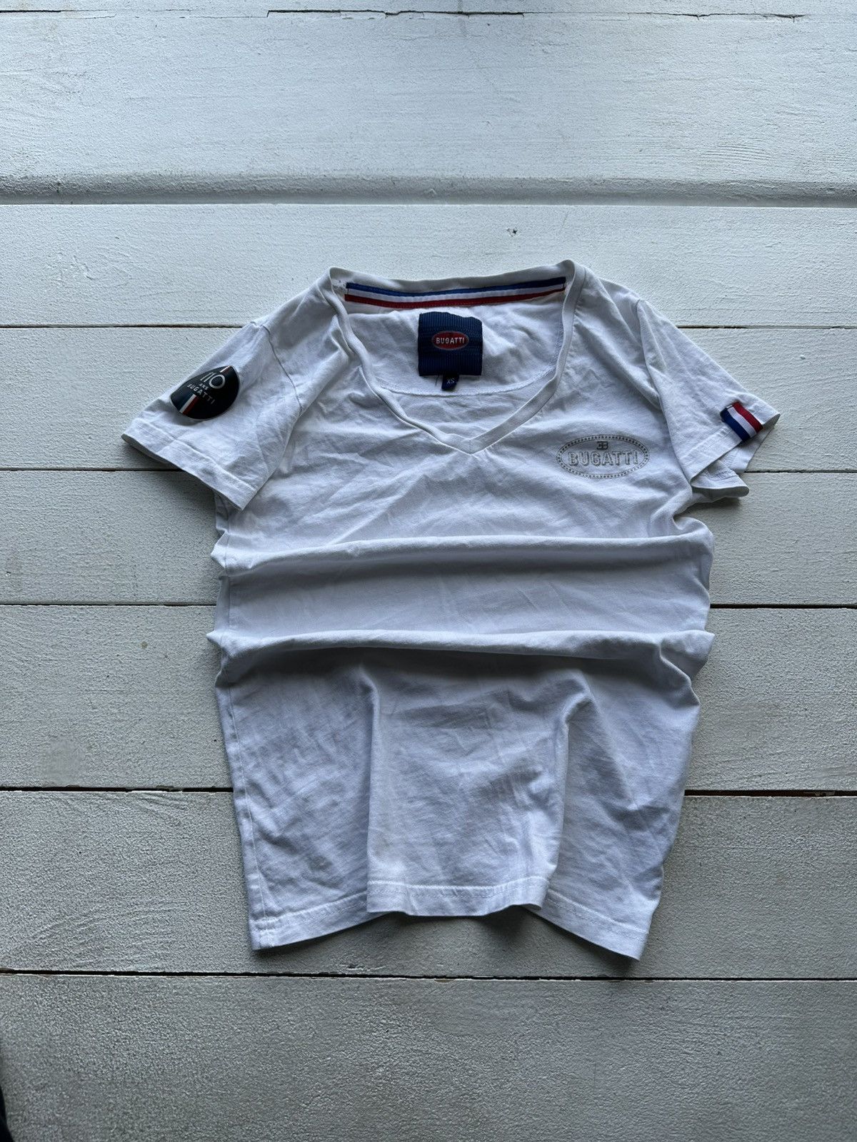 Bugatti RARE🚨 BUGATTI CAR OFFICAL PRODUCT 110ans women tee with logo Size XS / US 0-2 / IT 36-38 - 1 Thumbnail