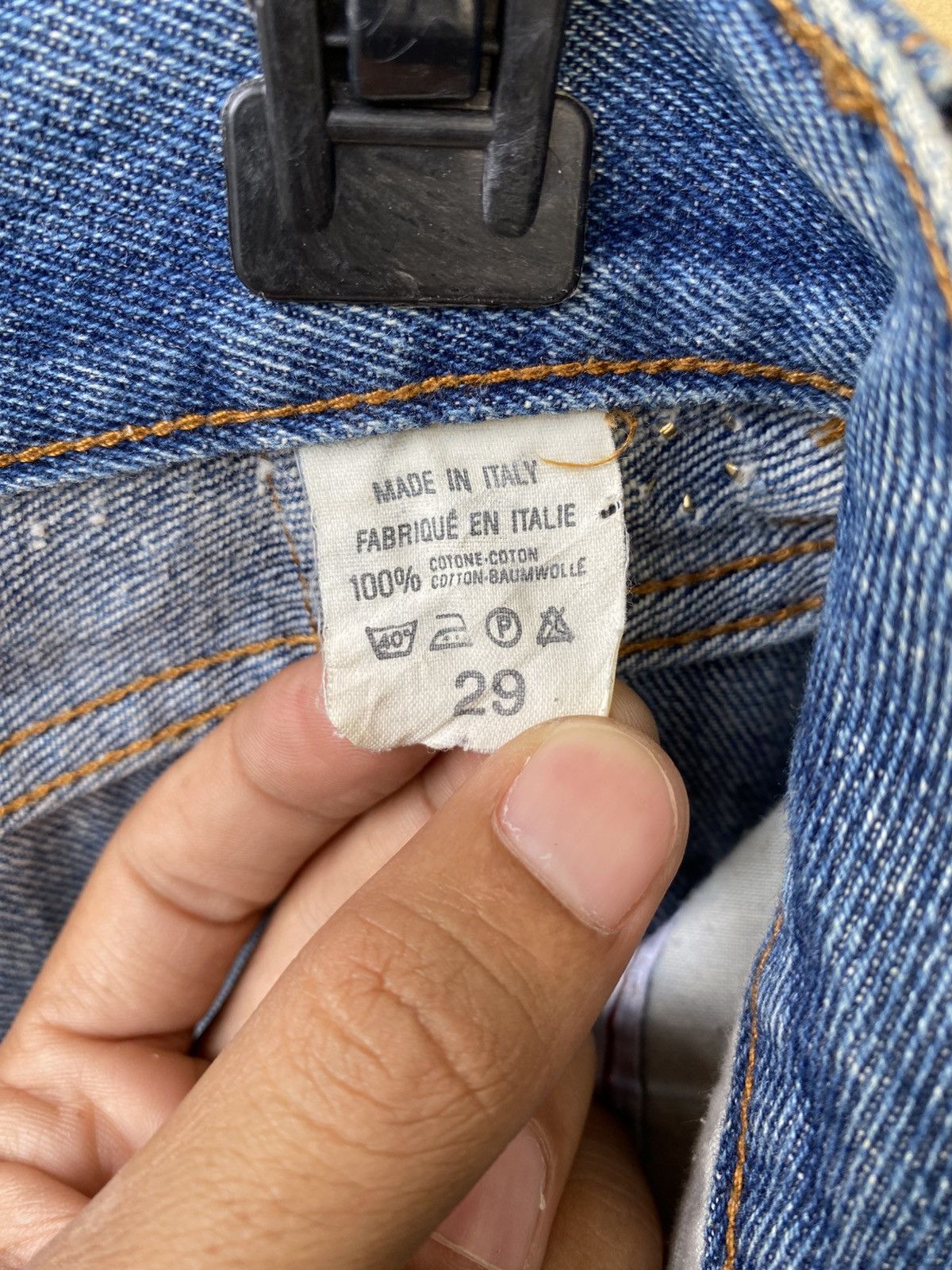 MCM MCM Vintage Jeans Denim Studded Rare Y2K Luxury With Rivet Size US 29 - 15 Thumbnail