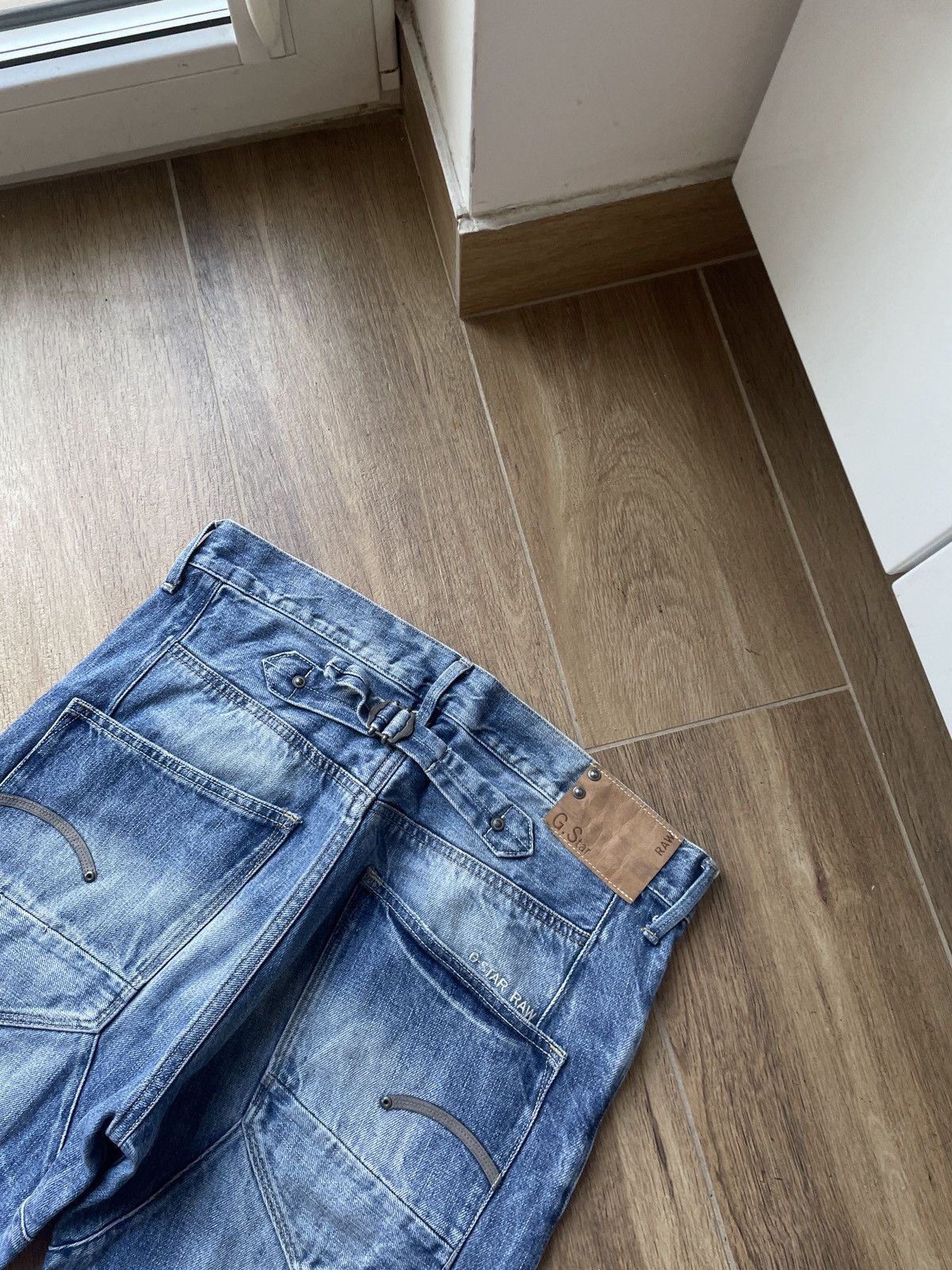 G-Star Vintage G-Star Jeans Faded Japanese Mud Washed Slim Y2K Rare Size US 32 / EU 48 - 9 Thumbnail