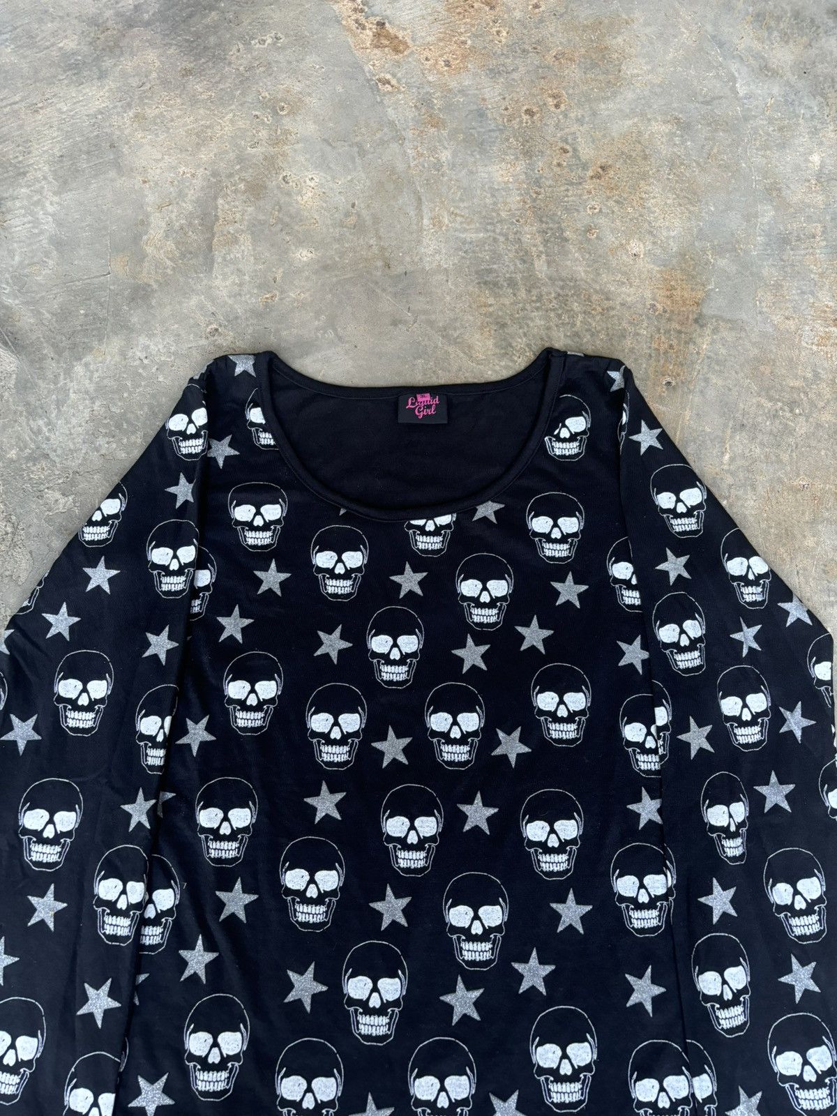 Hysteric Glamour Y2k Liquid Girl Skull Ifwixwasnine Punk Style Longsleeve Size US L / EU 52-54 / 3 - 2 Thumbnail