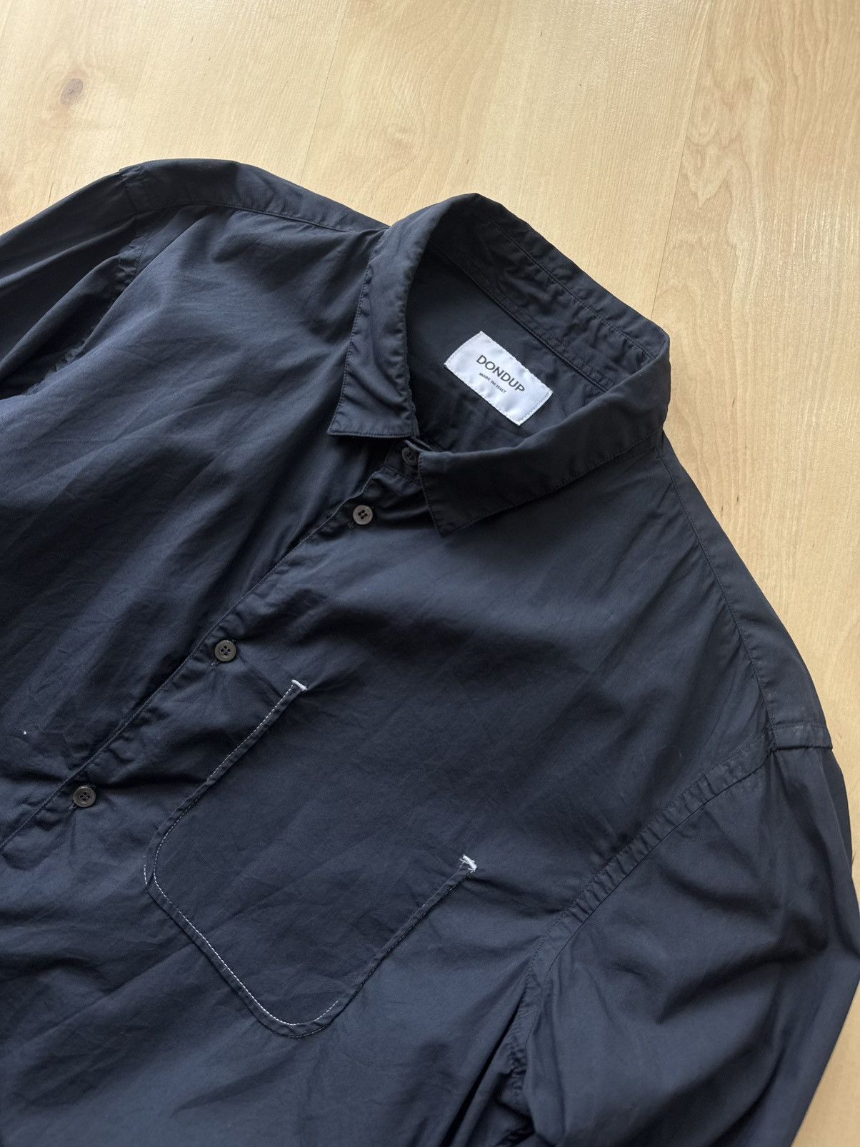 Dondup Dondup pocket long sleeve archive shirt dark navy Size US L / EU 52-54 / 3 - 2 Thumbnail