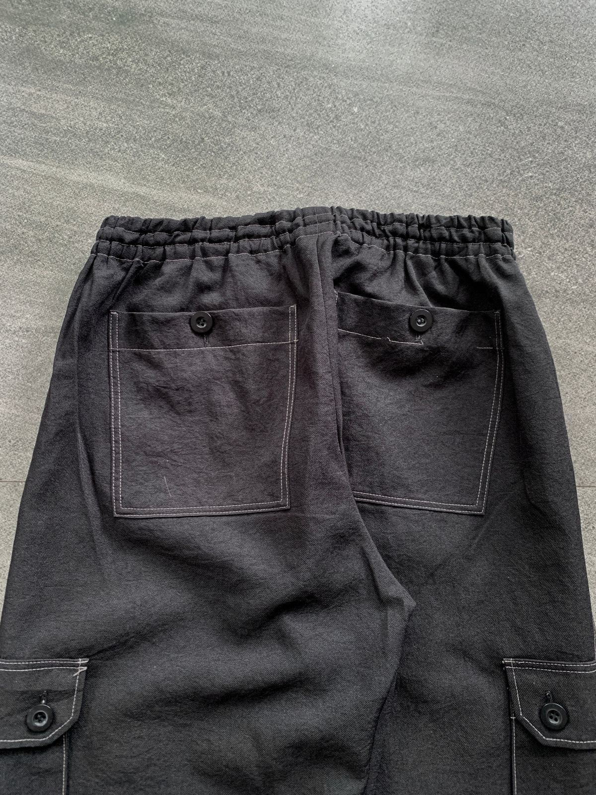Pleats Please Issey Miyake FREE TAX! Contrast Stitching Relaxed Cargo Pants Size US 30 / EU 46 - 5 Thumbnail