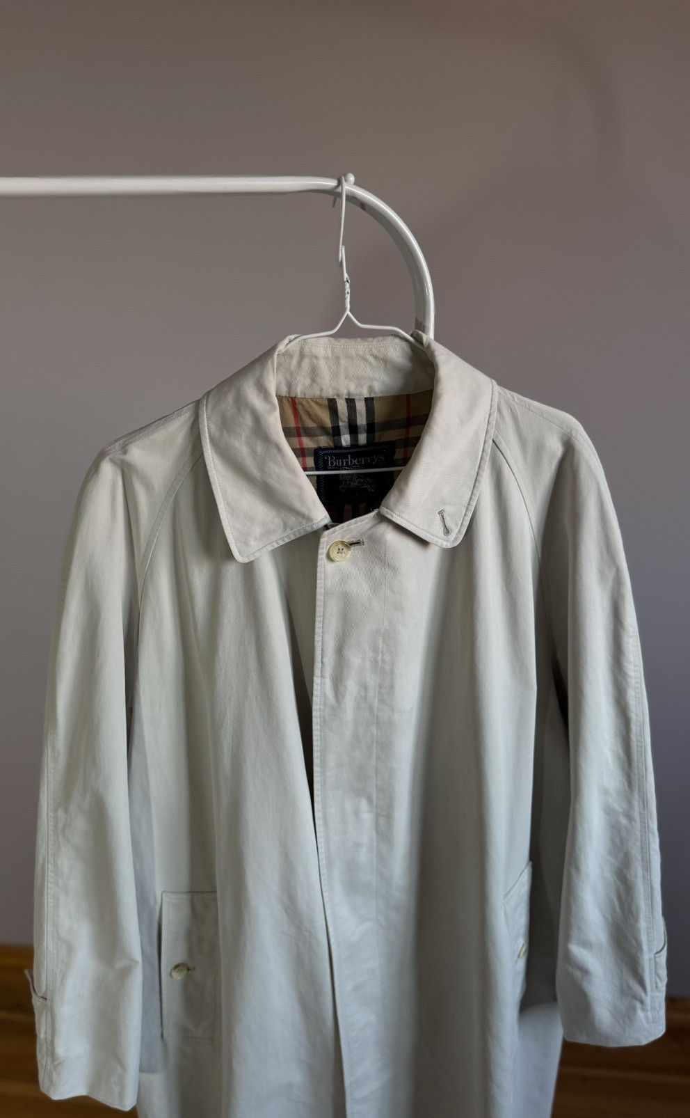 Burberry Burberry Membrane Trench Coat Nova Check Beige Size US XL / EU 56 / 4 - 2 Thumbnail