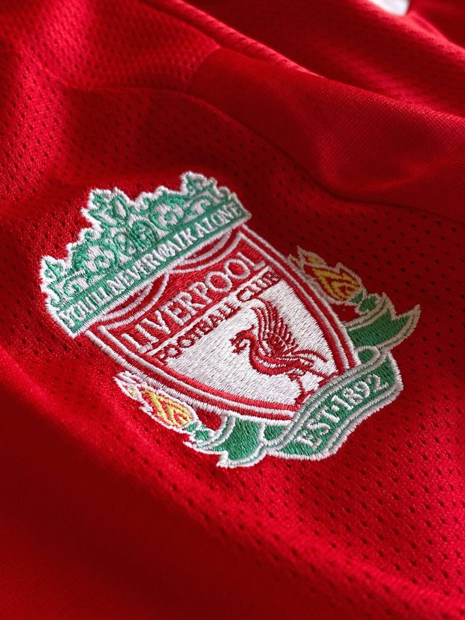Adidas Liverpool FC Home Jersey 2008 Adidas Carlsberg Fiz #13 Size US S / EU 44-46 / 1 - 6 Thumbnail