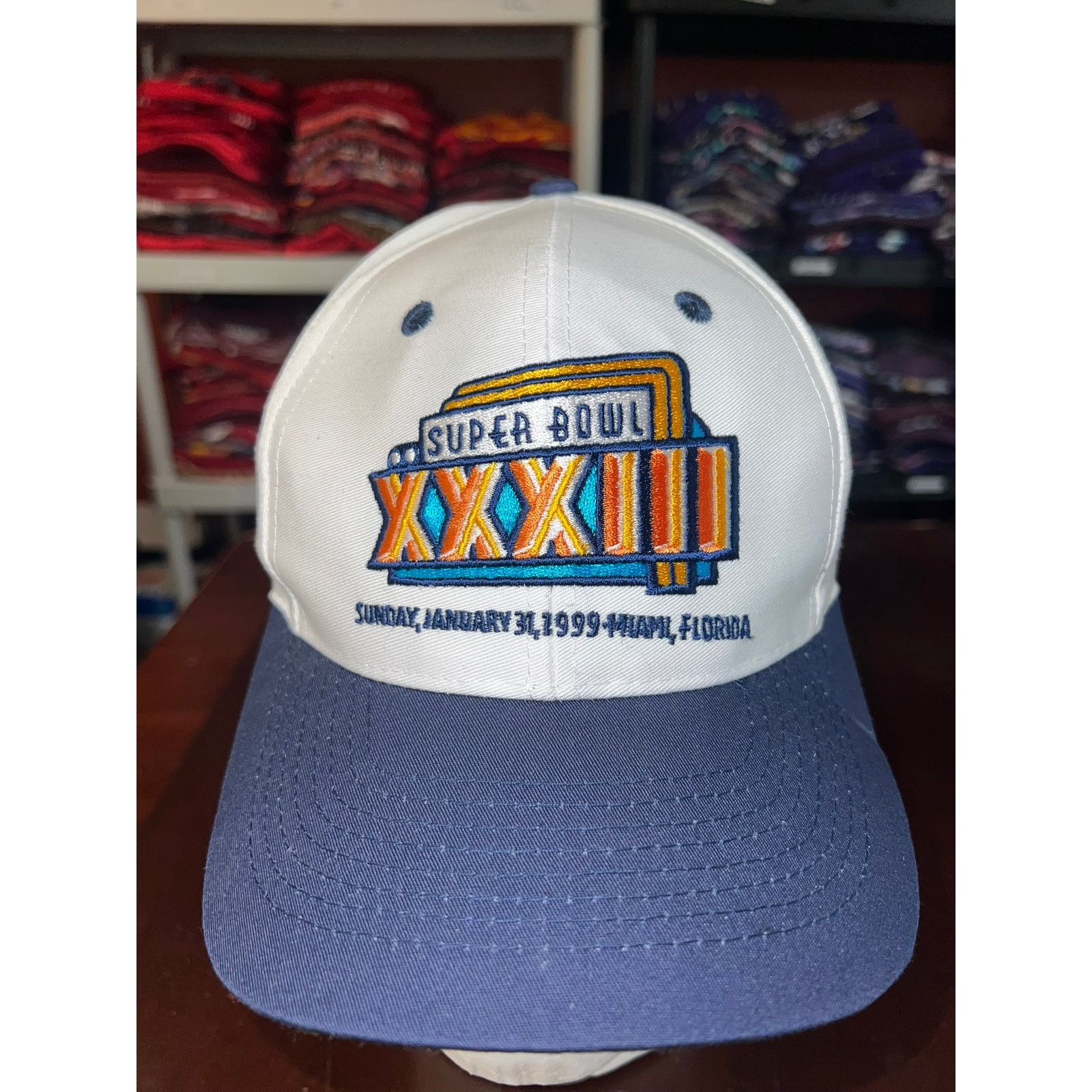 NFL Vintage Denver Broncos Super Bowl Snapback Hat 33 NFL VTG Size ONE SIZE - 2 Thumbnail