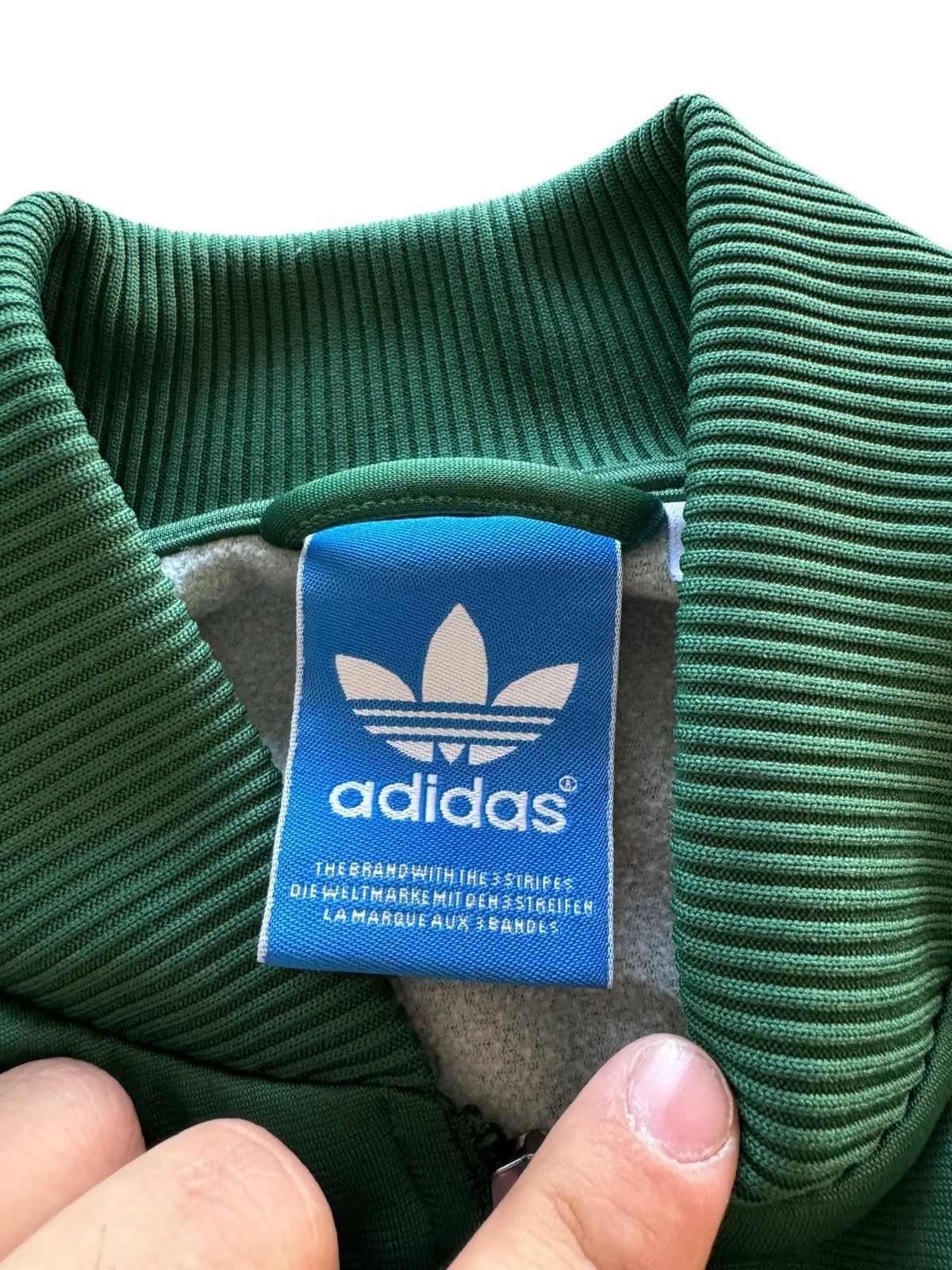 Adidas Adidas Jamaica Style Zip Up Embroidered Logo Track Jacket Size US L / EU 52-54 / 3 - 3 Thumbnail
