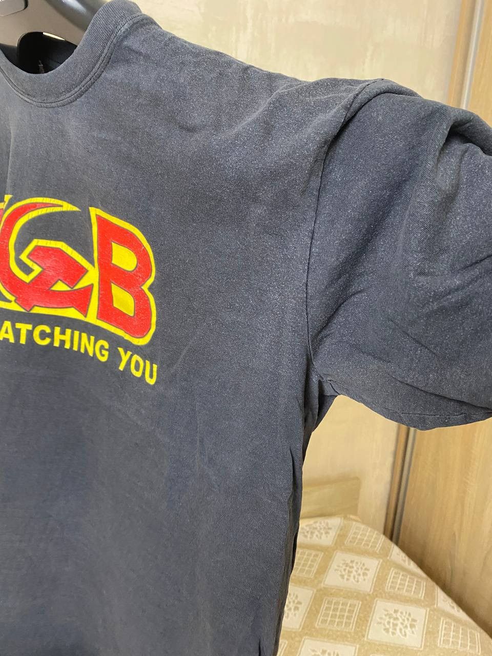 Japanese Brand 🔥 KGB Still Watching You Vintage Rare T Shirt Horror Police Size US M / EU 48-50 / 2 - 8 Thumbnail