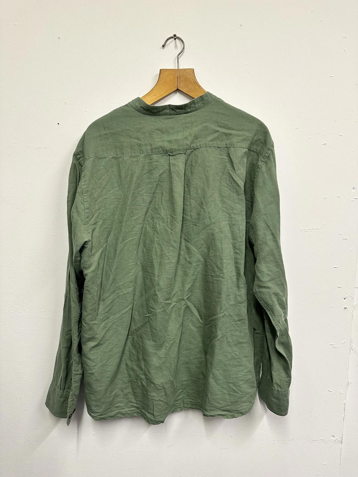 U.S. Polo Assn. U.S. Polo Assn. Men's Casual Green Button-Up Shirt Size US XXL / EU 58 / 5 - 2 Thumbnail