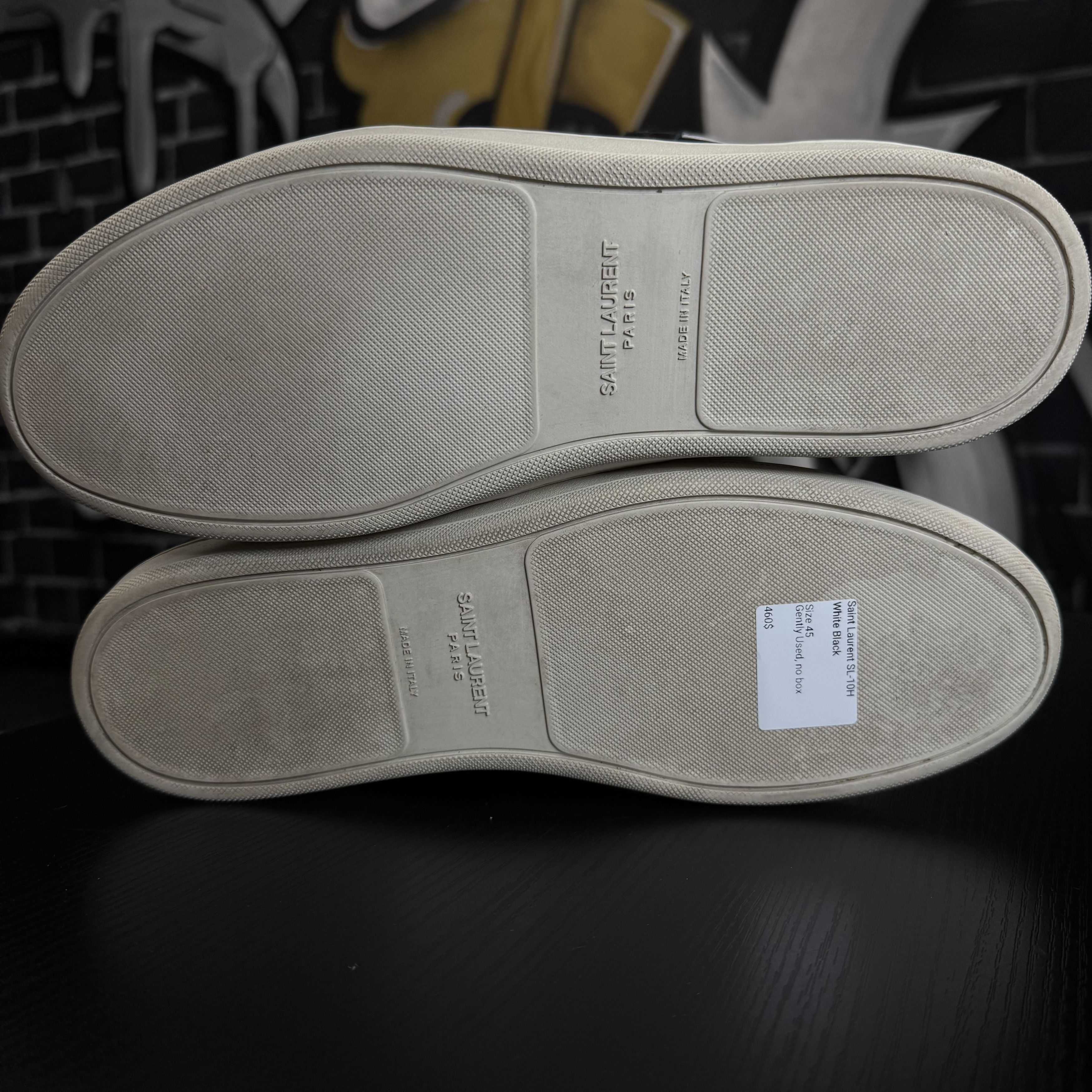 Saint Laurent Paris SAINT LAURENT SL-10H WHITE BLACK Size US 12 / EU 45 - 6 Thumbnail