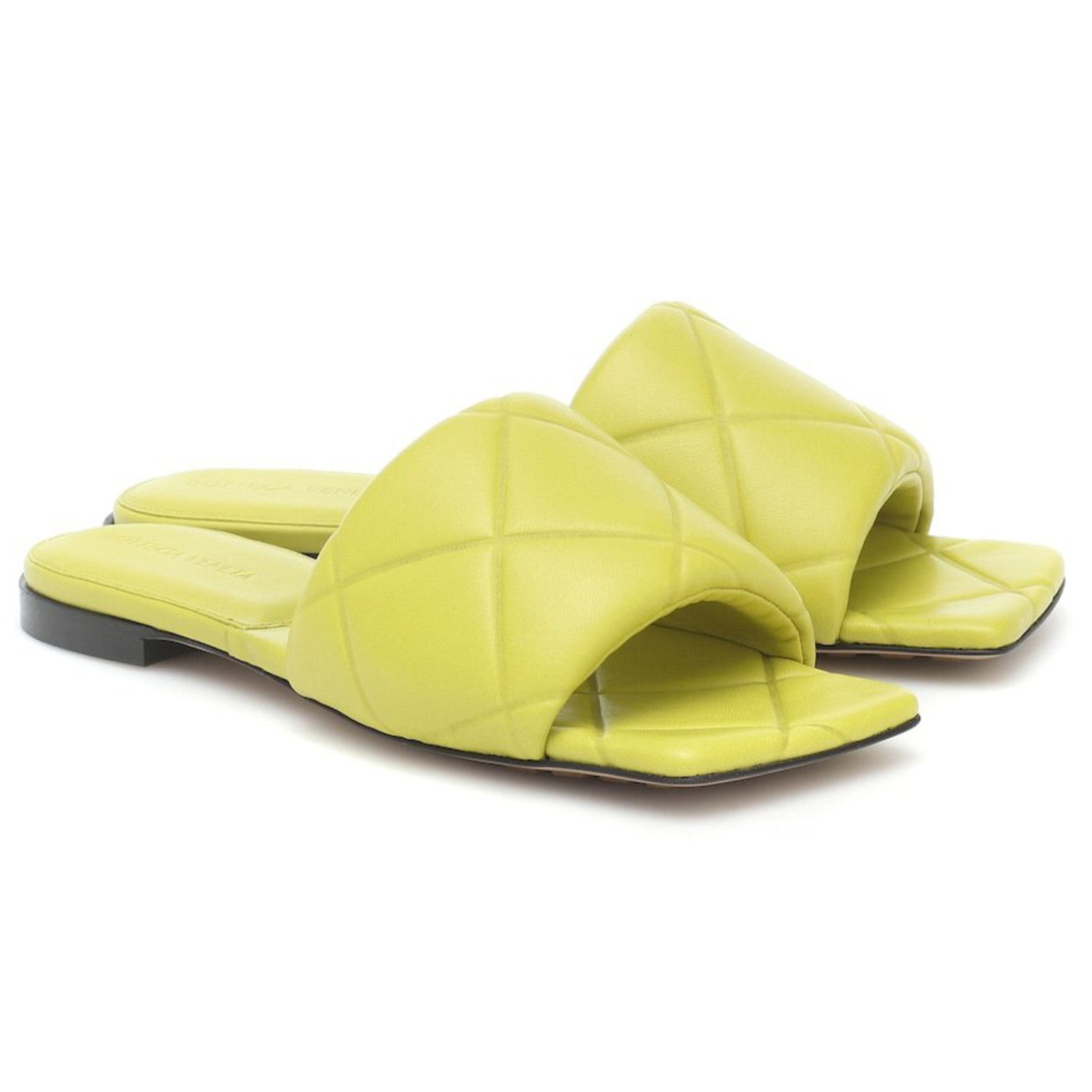 Bottega Veneta Bottega Veneta BV Lido Kiwi Green Padded Leather Quilted Size US 6 / IT 36 - 2 Thumbnail
