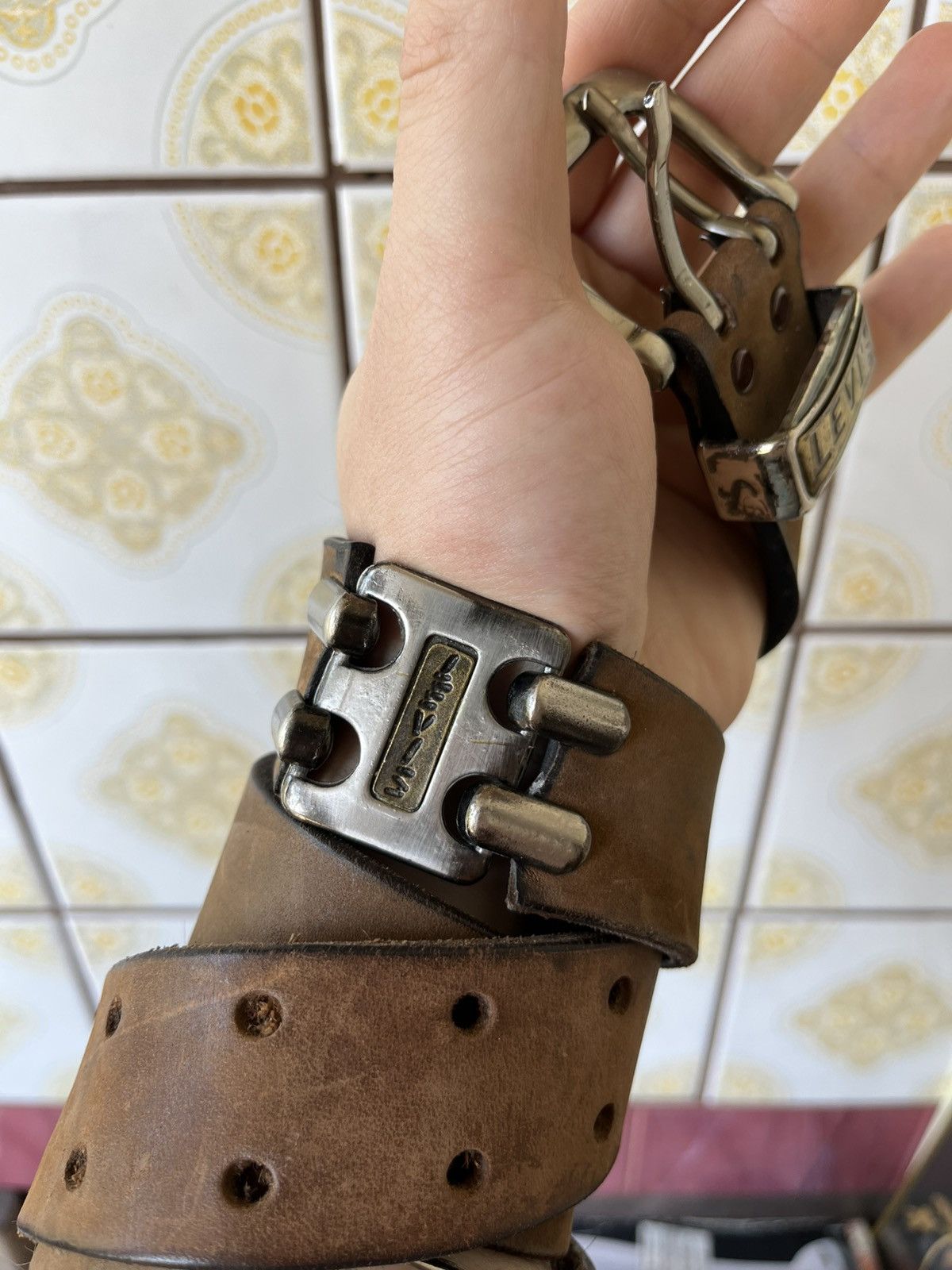 Levi's Vintage Levi’s leather belt Size ONE SIZE - 2 Thumbnail