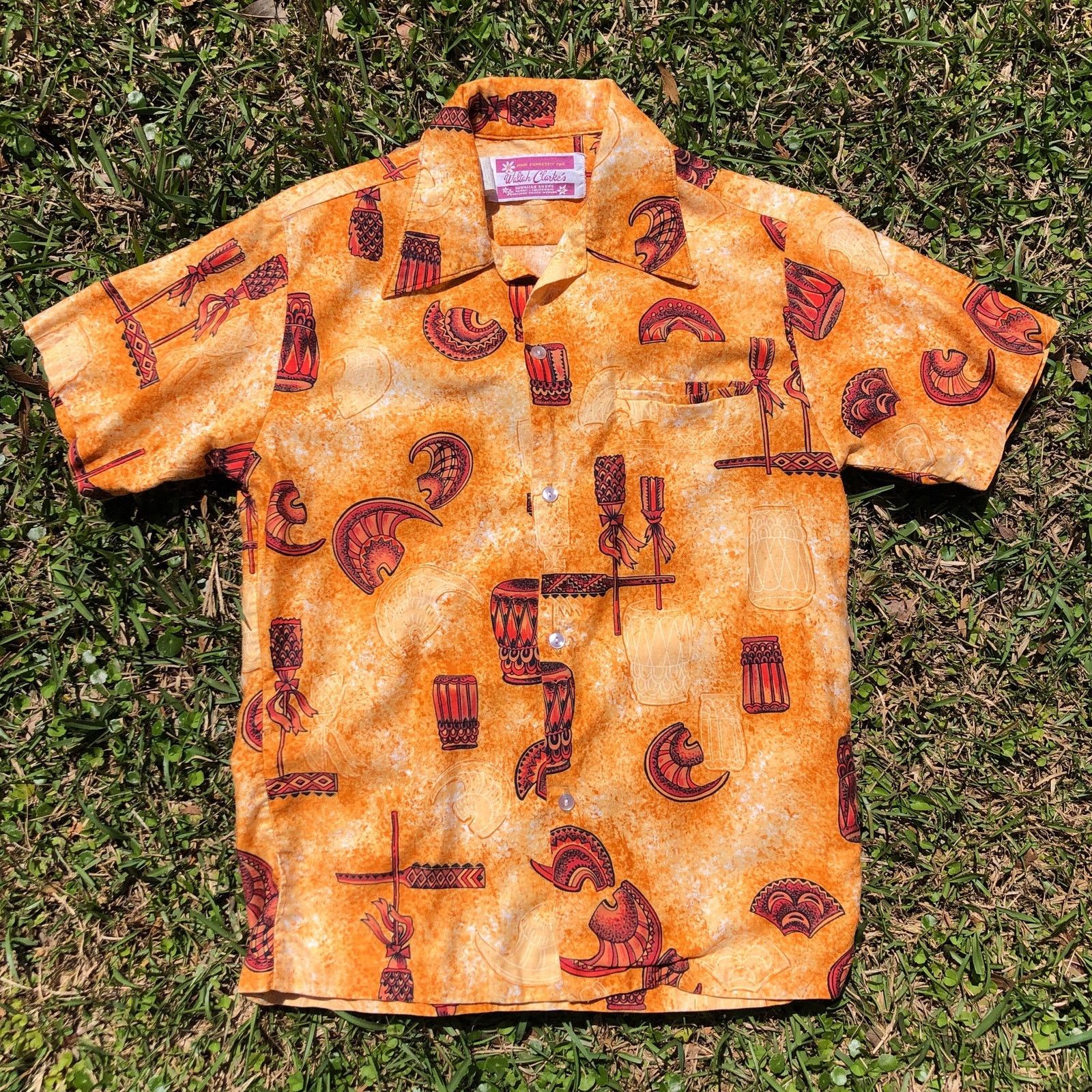 Vintage 60s Hawaiian shirt 1960s vintage Size US S / EU 44-46 / 1 - 3 Thumbnail