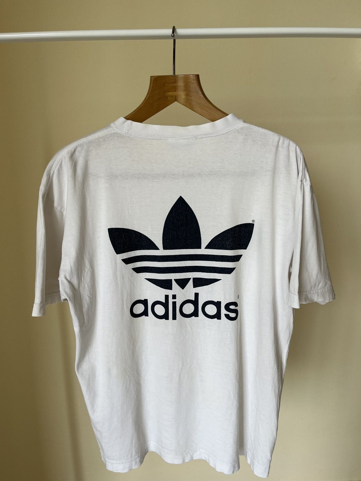Adidas Vintage Adidas Trefoil Mirror Print Size US M / EU 48-50 / 2 - 4 Thumbnail