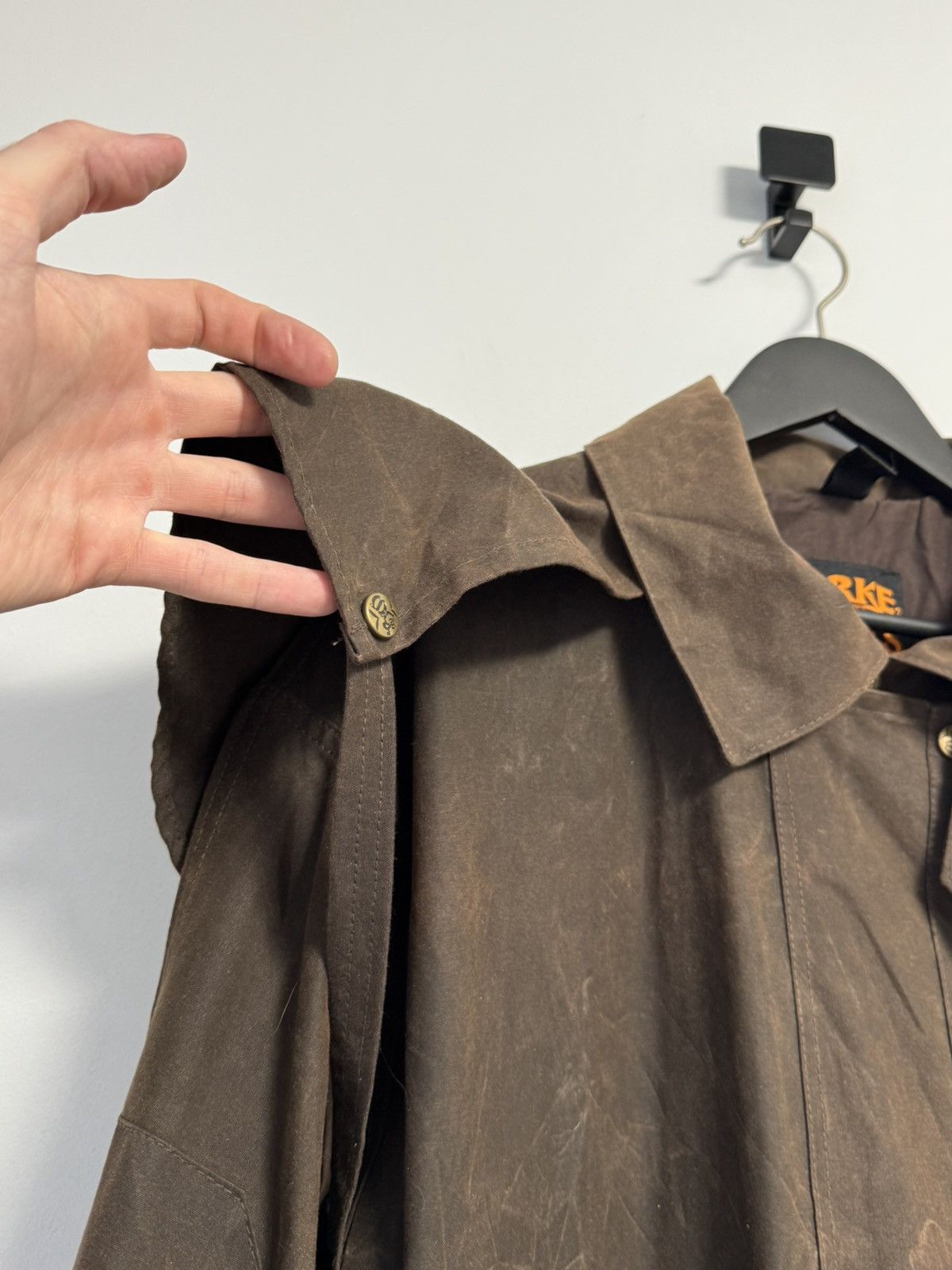 Other Burke Wills vintage wax waxed cotton short weatherall jacket Size US M / EU 48-50 / 2 - 10 Thumbnail