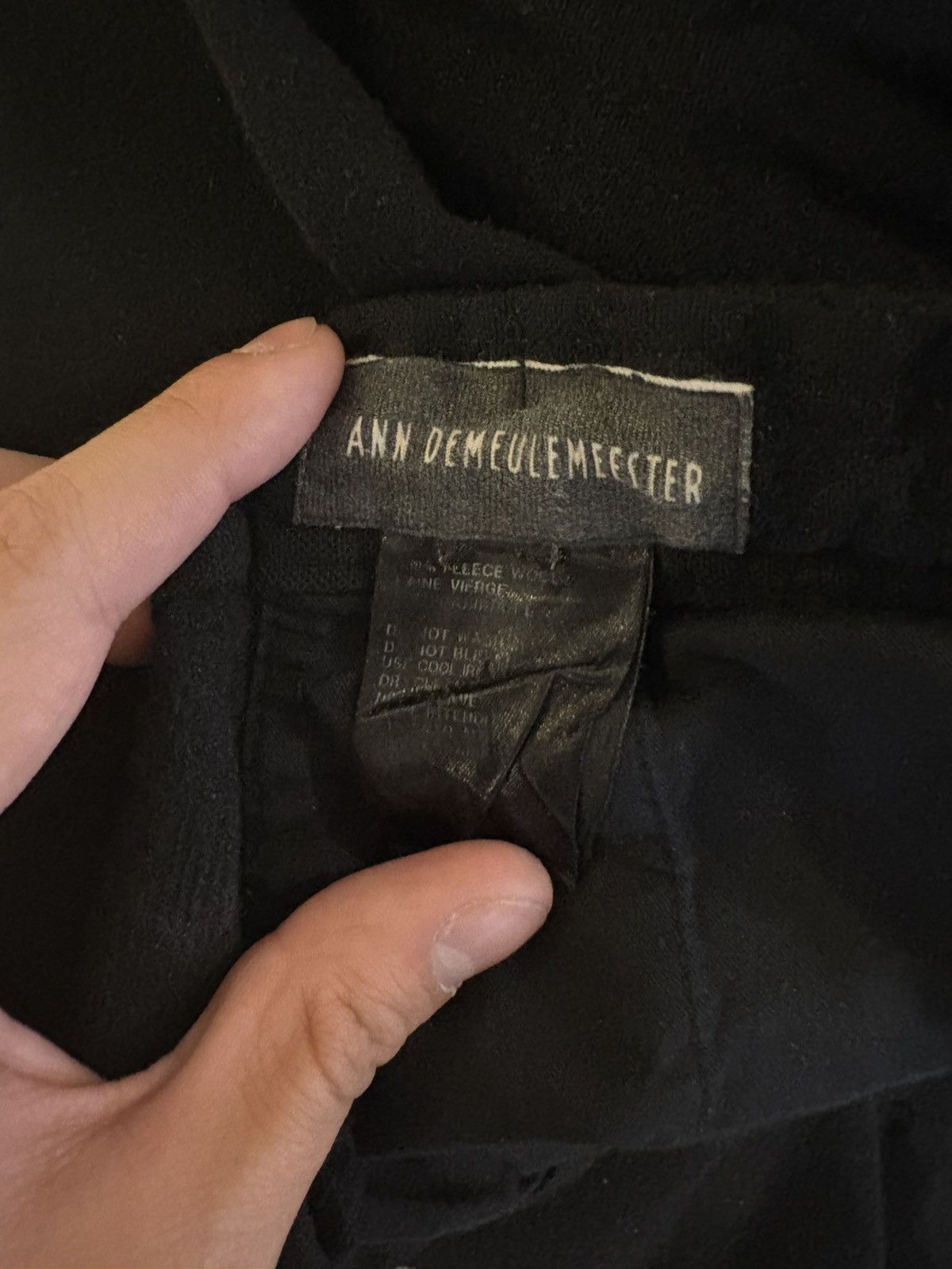 Ann Demeulemeester ann demeulemeester wool/fleece pants Size US 30 / EU 46 - 3 Thumbnail