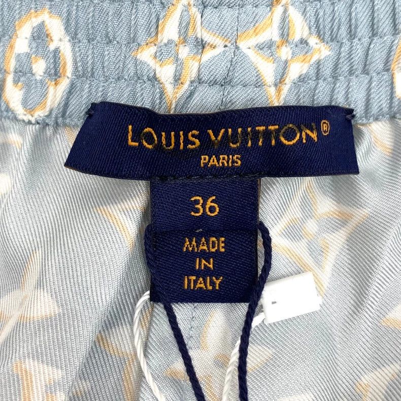 Other Louis Vuitton 23 light blue logo presbyopic mulberry silk Size 35" - 5 Thumbnail