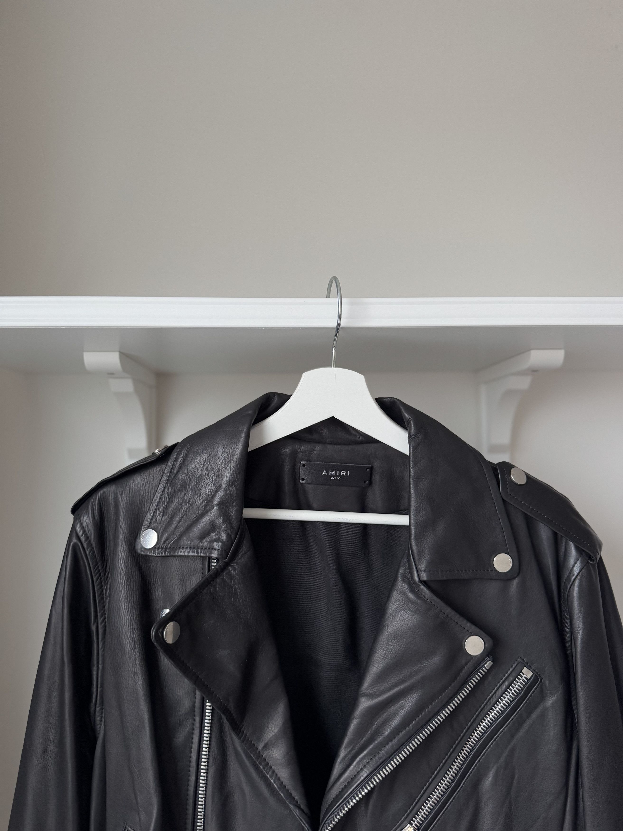 Amiri Amiri leather jacket Size US M / EU 48-50 / 2 - 4 Thumbnail