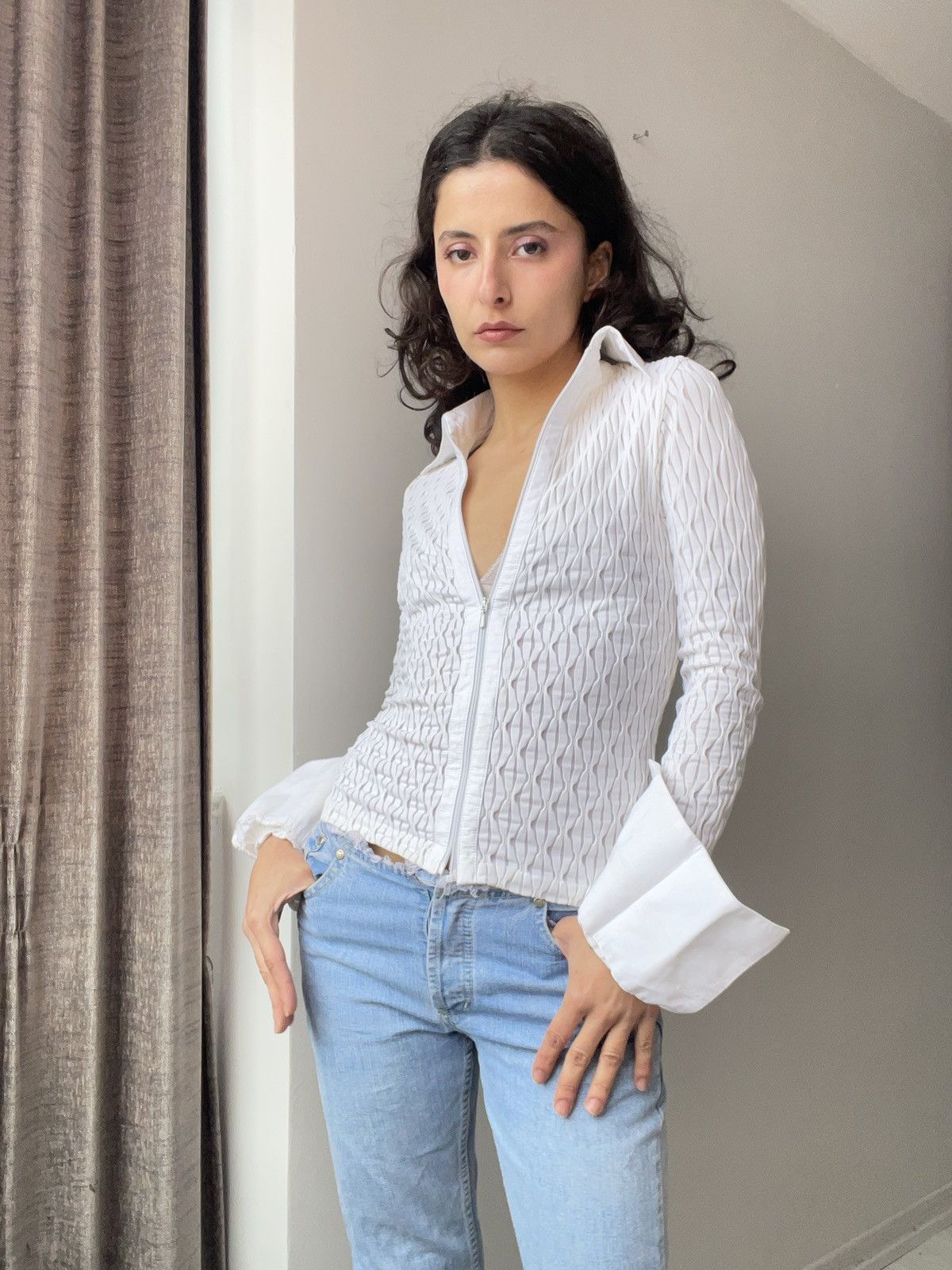 Vintage Italian shirt Size M / US 6-8 / IT 42-44 - 2 Thumbnail