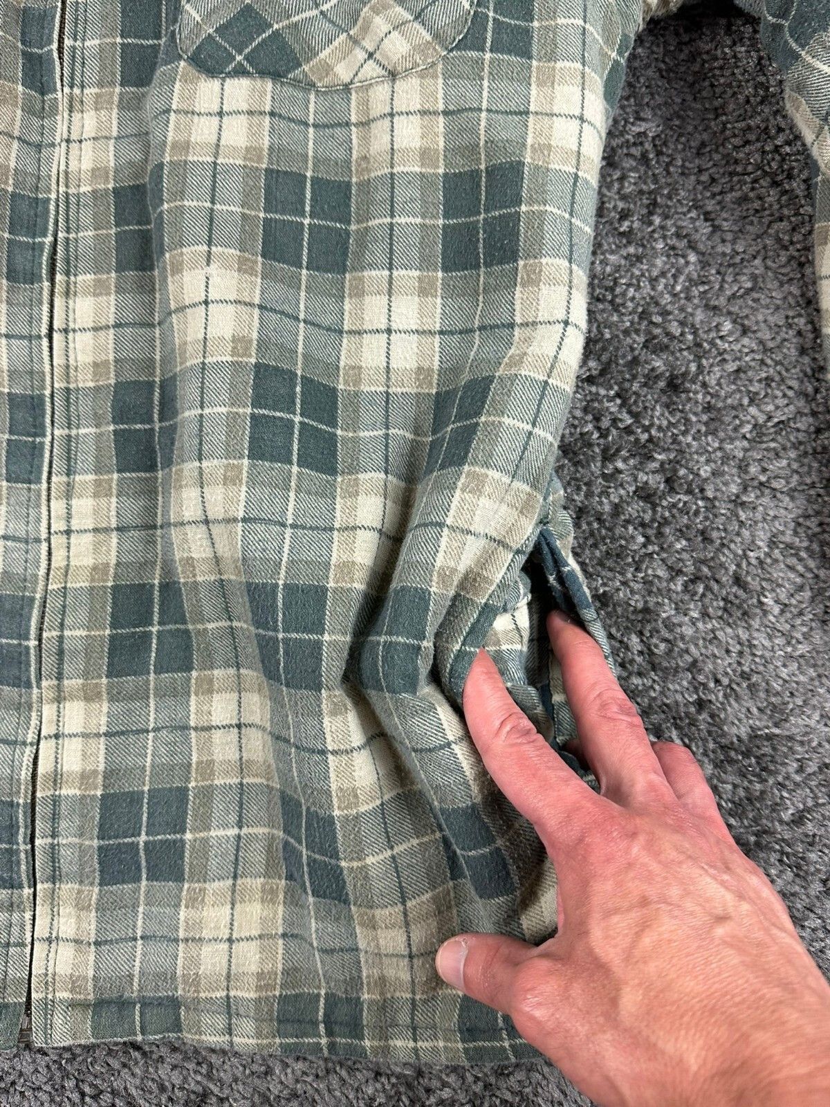 Boris Bidjan Saberi Vintage 90s SAAB USA M Green Plaid Quilted Flannel Jacket Size US M / EU 48-50 / 2 - 3 Thumbnail