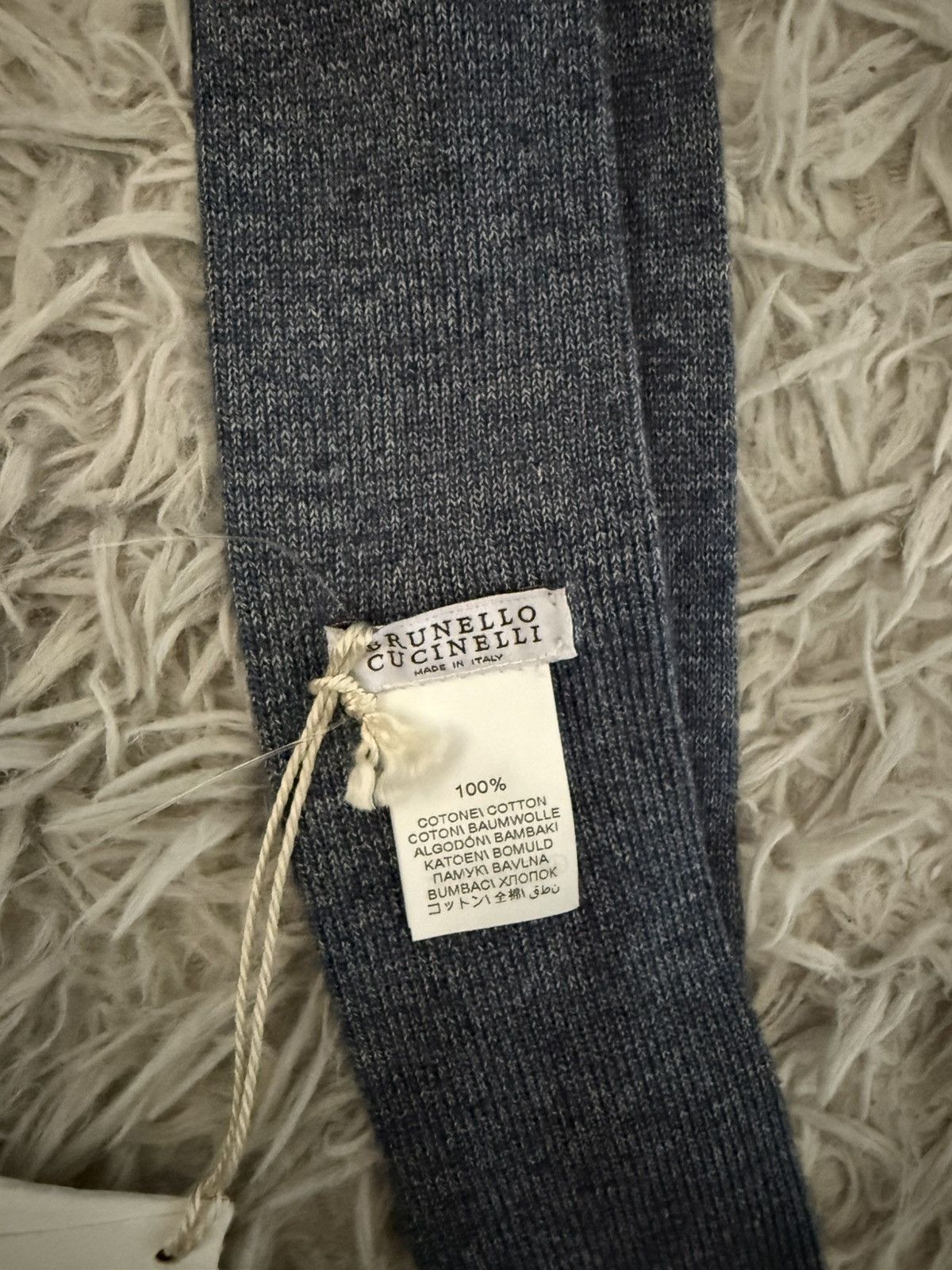 Brunello Cucinelli cotton tie Size ONE SIZE - 3 Thumbnail