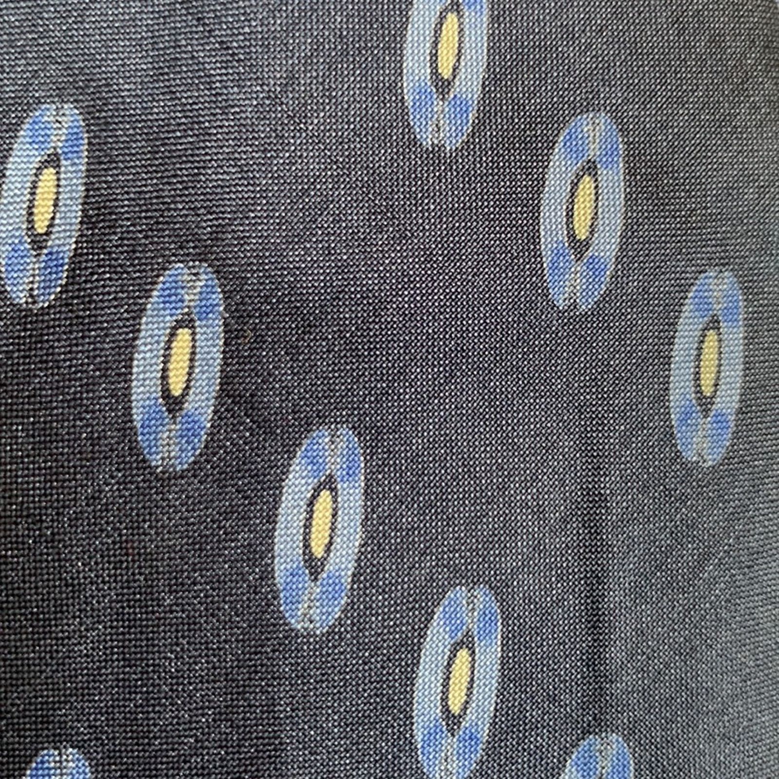 TED LAPIDUS Ted Lapidus Paris Cravatte abstract modernist 100% silk tie Size ONE SIZE - 3 Thumbnail