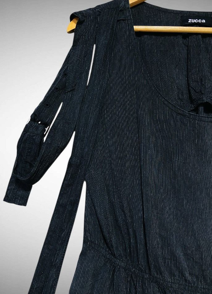 Zucca Zucca by Issey Miyake Drapep Asymmetric Column Dress Size M / US 6-8 / IT 42-44 - 8 Thumbnail