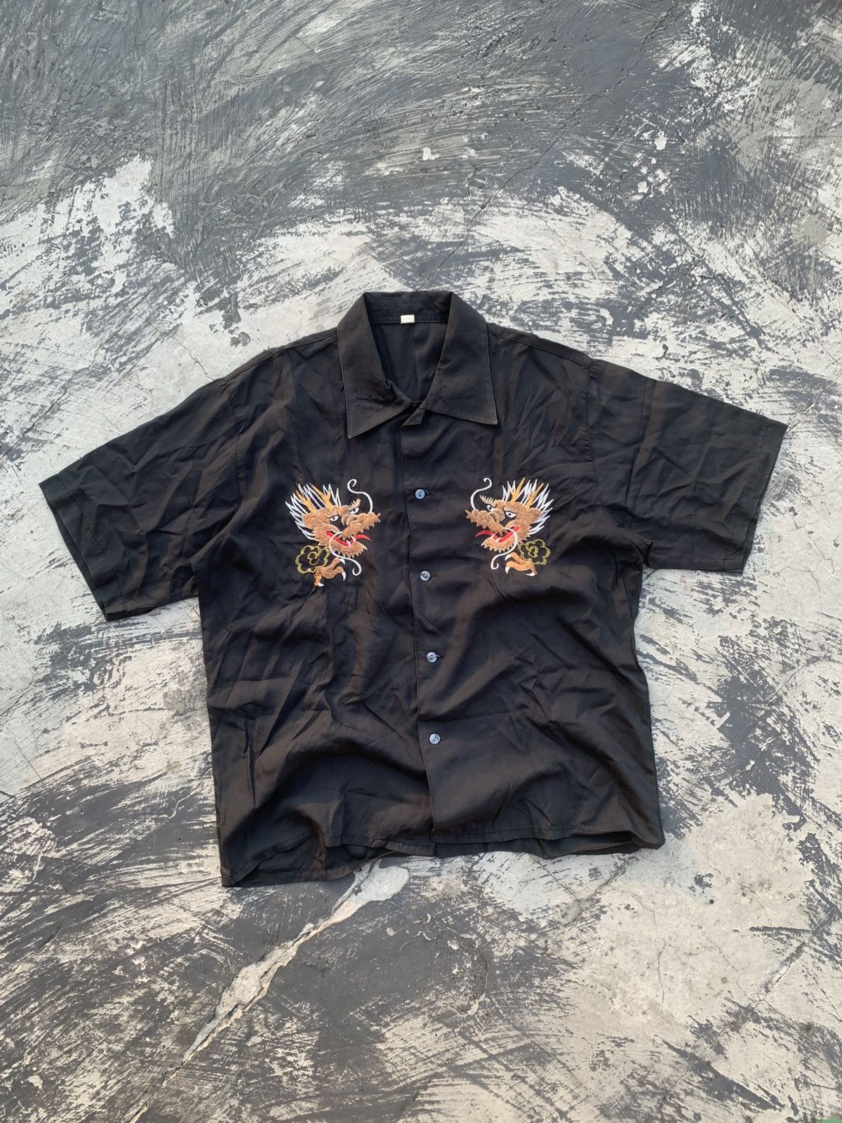 Japanese Brand 60’s Archive Japan Dragon Fuji Shirts Embroidery Size US L / EU 52-54 / 3 - 3 Thumbnail