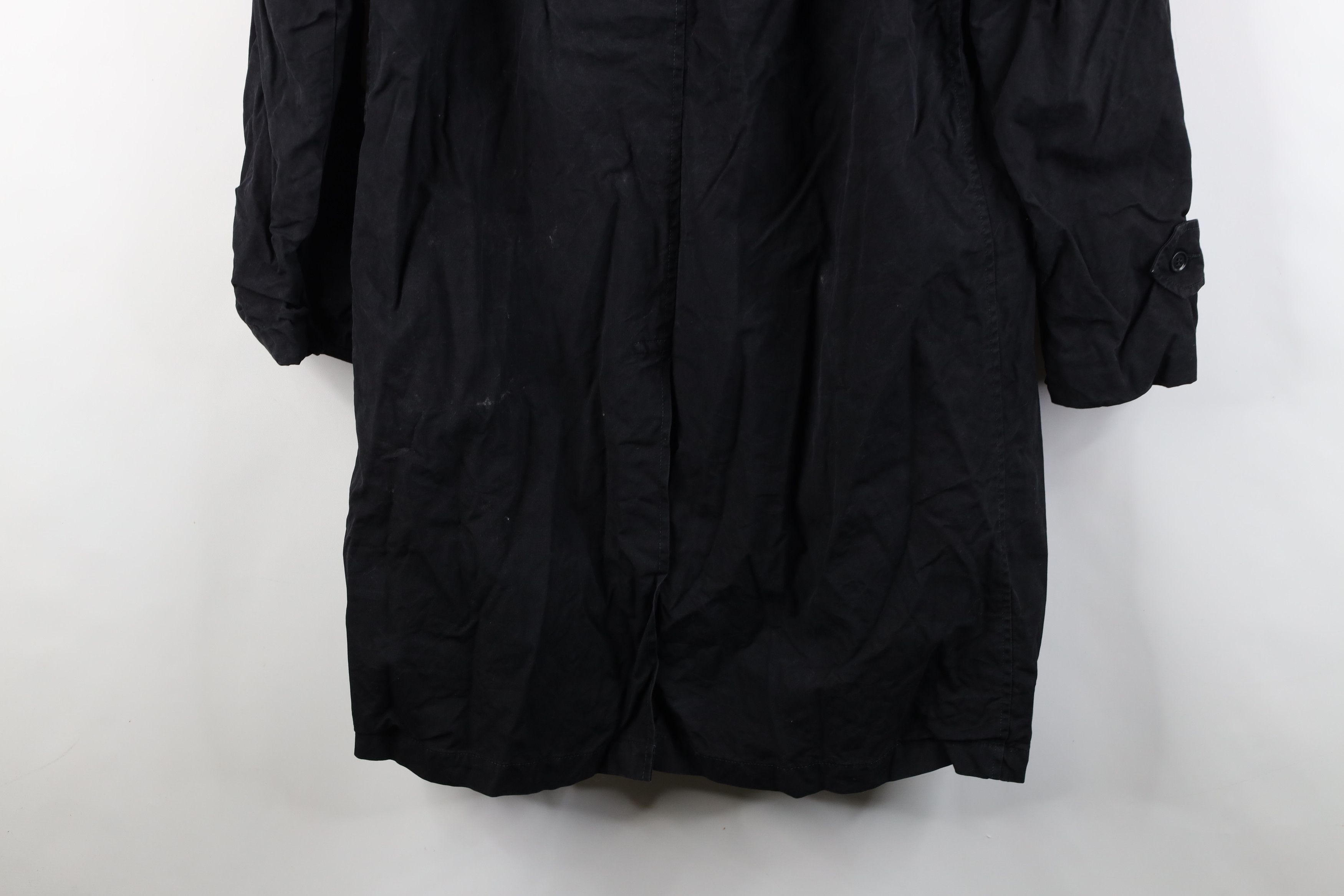 Vintage Vintage 60s Streetwear Trench Coat Rain Jacket Black Size US L / EU 52-54 / 3 - 15 Thumbnail