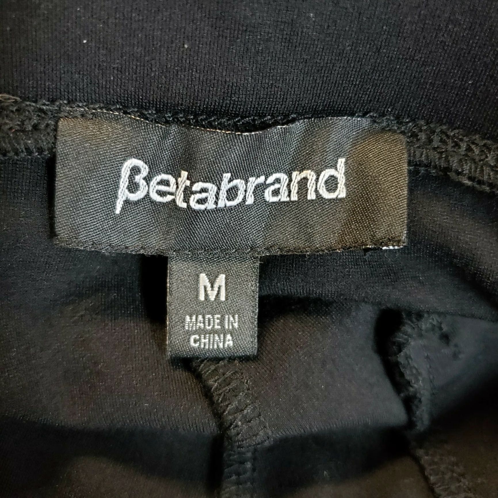 Vintage Betabrand Womens Capri Pants Pull On M Black Capri Pants Women Size 32" / US 10 / IT 46 - 4 Thumbnail