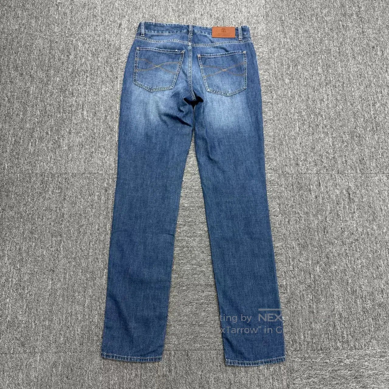 Brunello Cucinelli Brunello Cucinelli Washed Distressed Jeans. Size US 28 / EU 44 - 5 Thumbnail