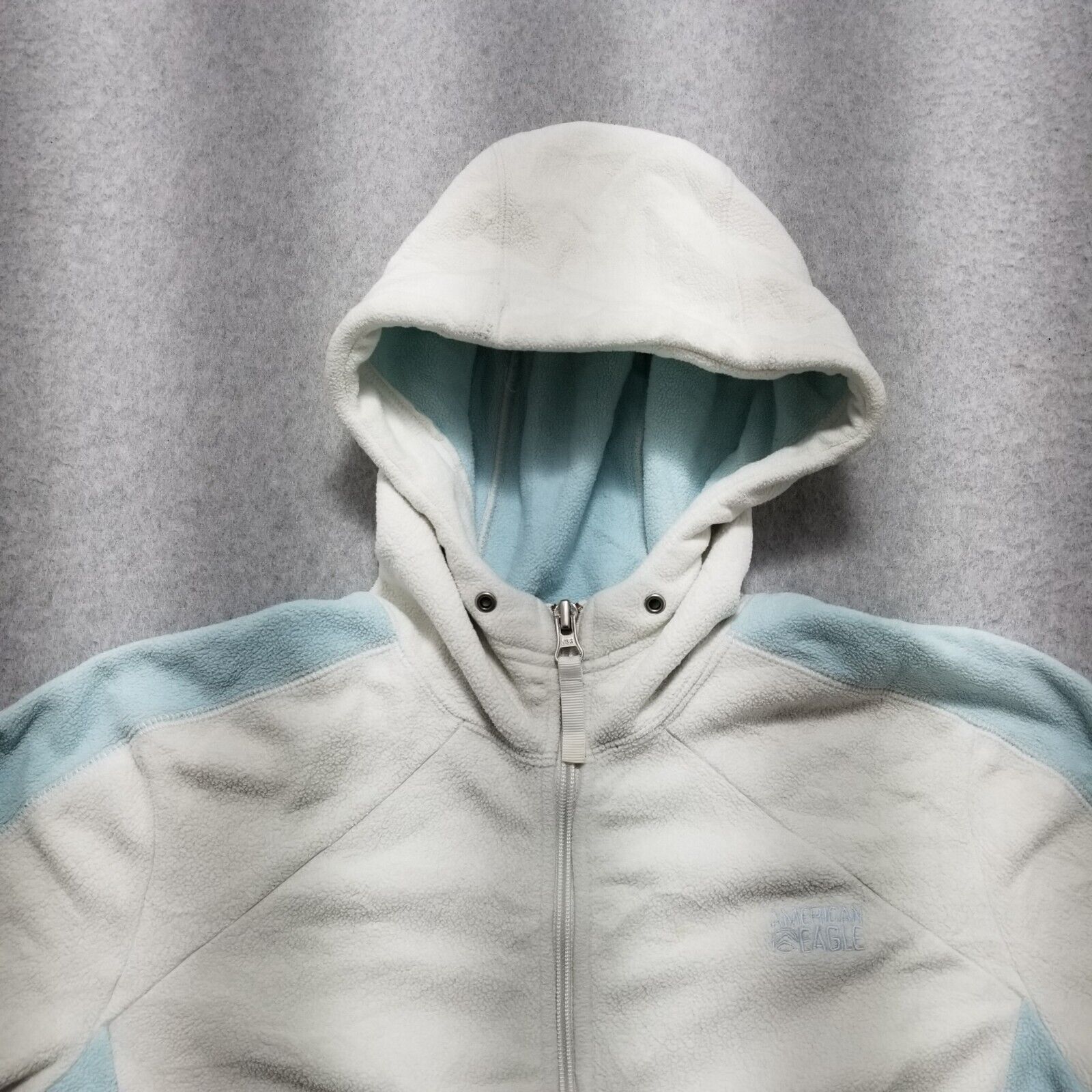 American Eagle Outfitters American Eagle Fleece Jacket Womens Medium Full Zip Hooded Size M / US 6-8 / IT 42-44 - 7 Thumbnail