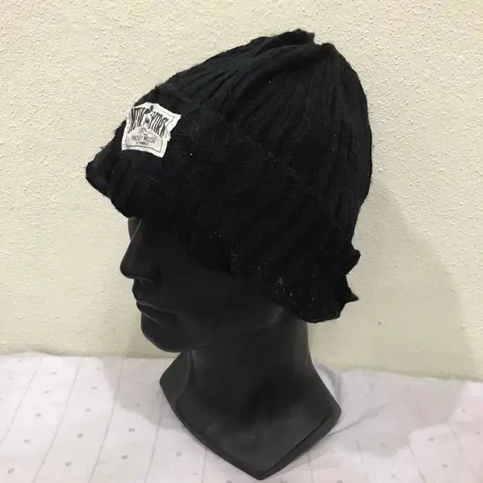 Disney × Mickey Mouse × Vintage Disney New York Mickey Mouse Plain Beanie Hat Size ONE SIZE - 3 Thumbnail