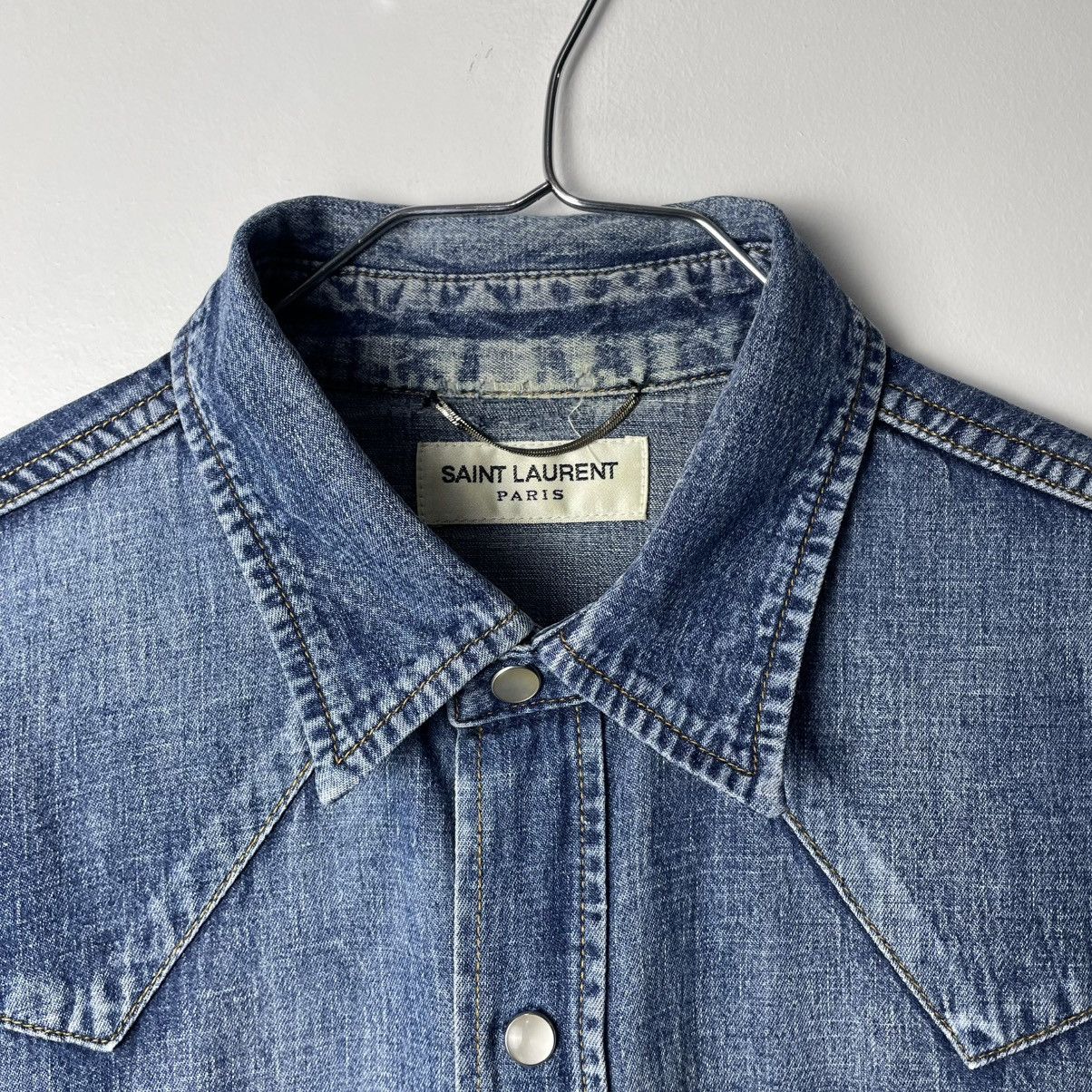 Saint Laurent Paris Saint Laurent Paris 2014 Hedi Slimane Japanese Denim Size US M / EU 48-50 / 2 - 5 Thumbnail